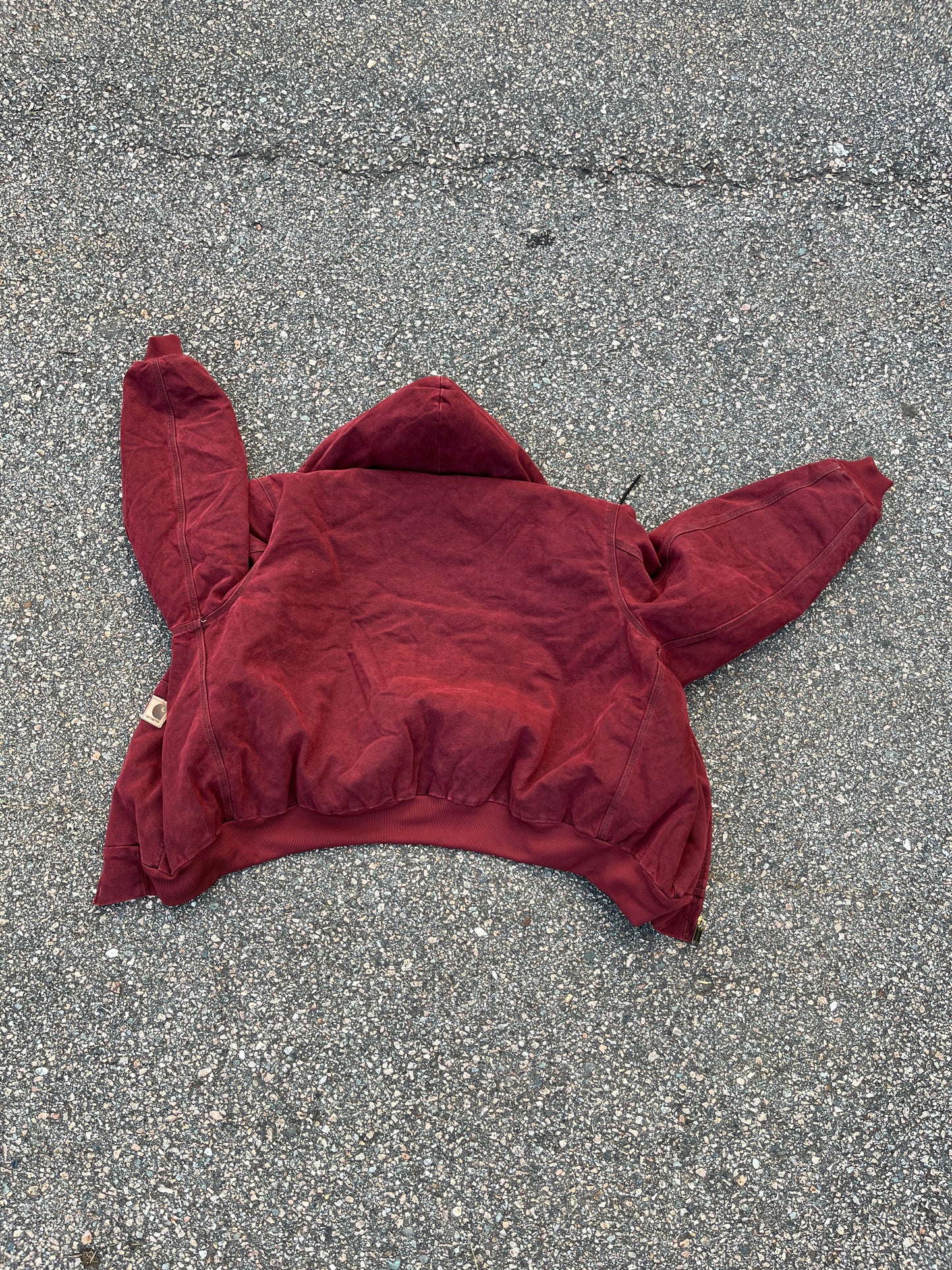 Faded Brick Red Carhartt Active Jacket - Boxy XL-2XL