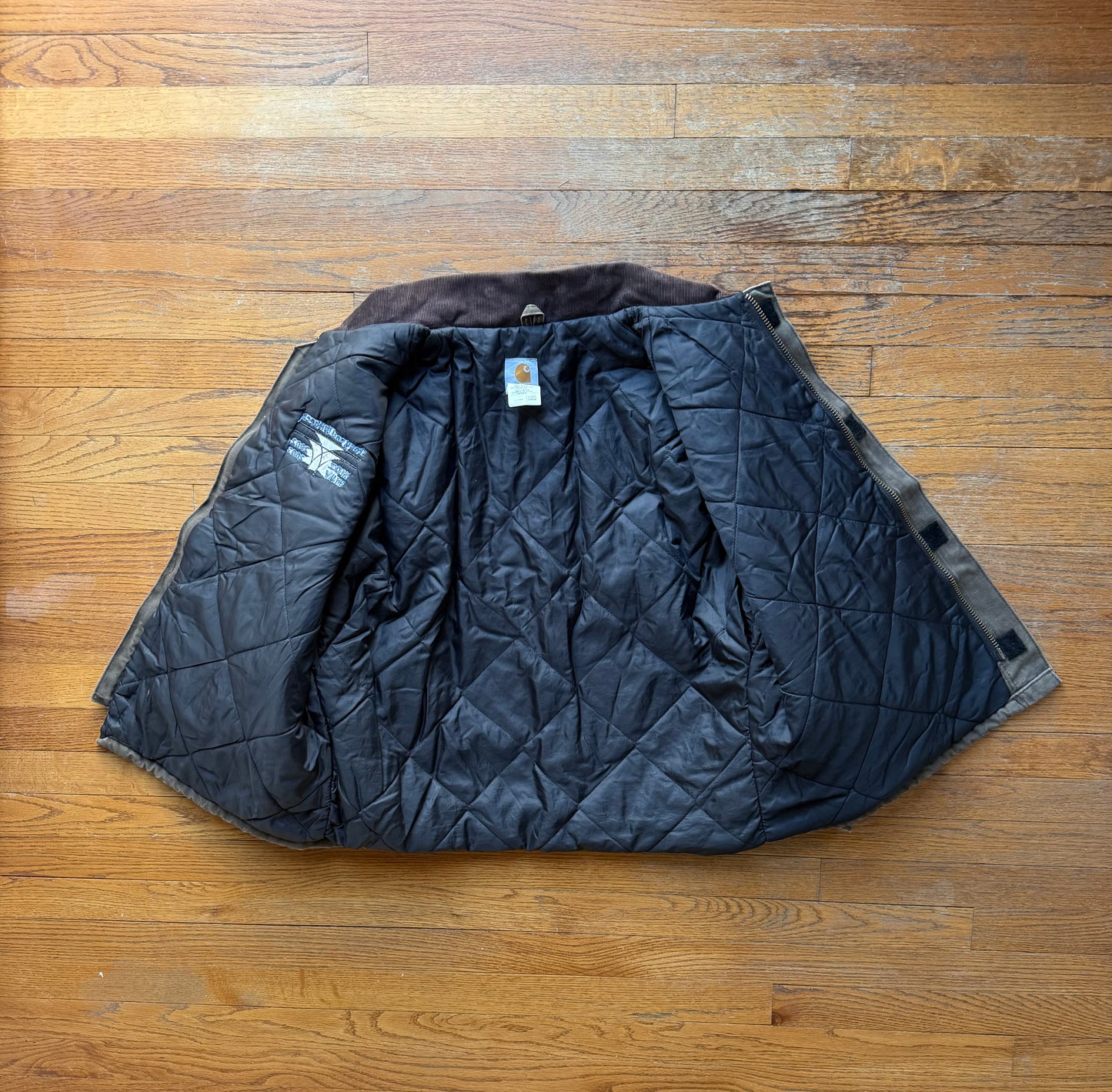 Faded Chestnut Brown Carhartt Arctic Jacket - Boxy Large