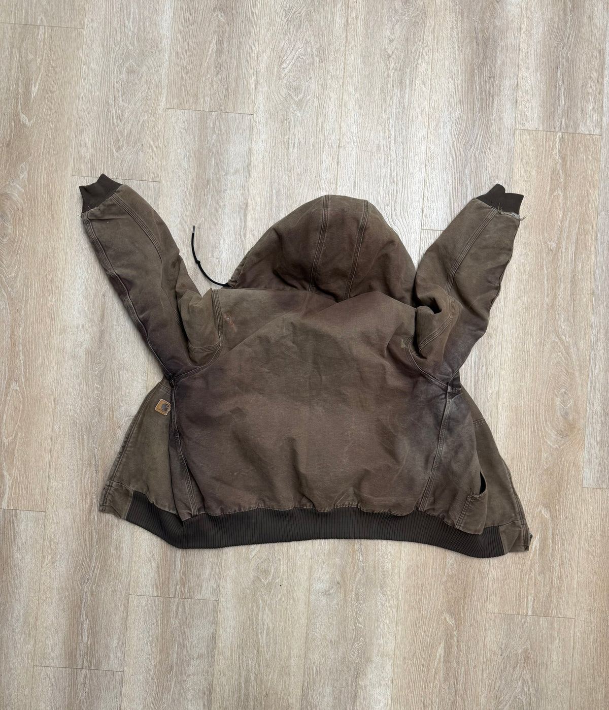 Faded Brown Carhartt Active Jacket - Large