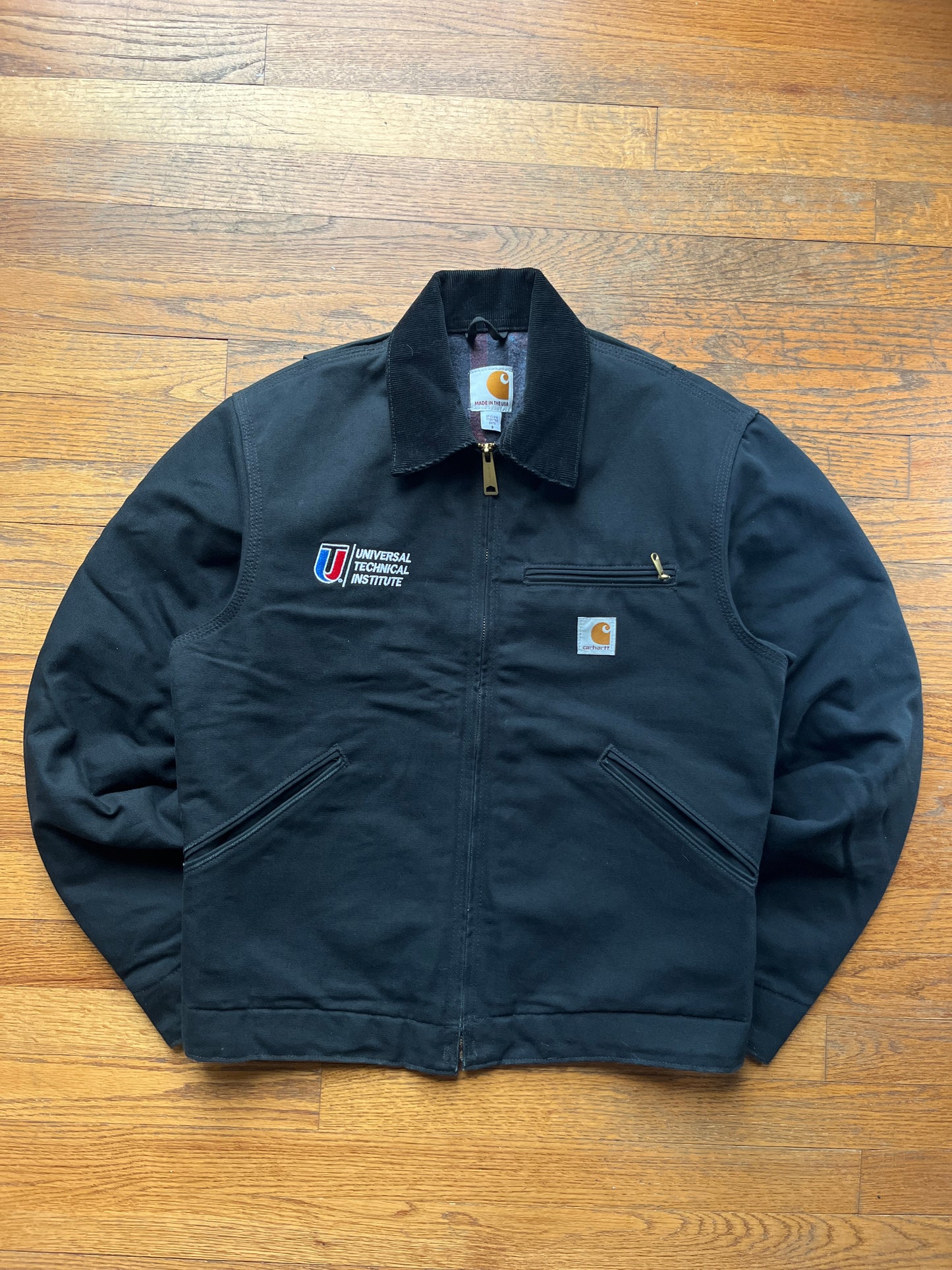 Faded Black Carhartt Detroit Jacket - Small