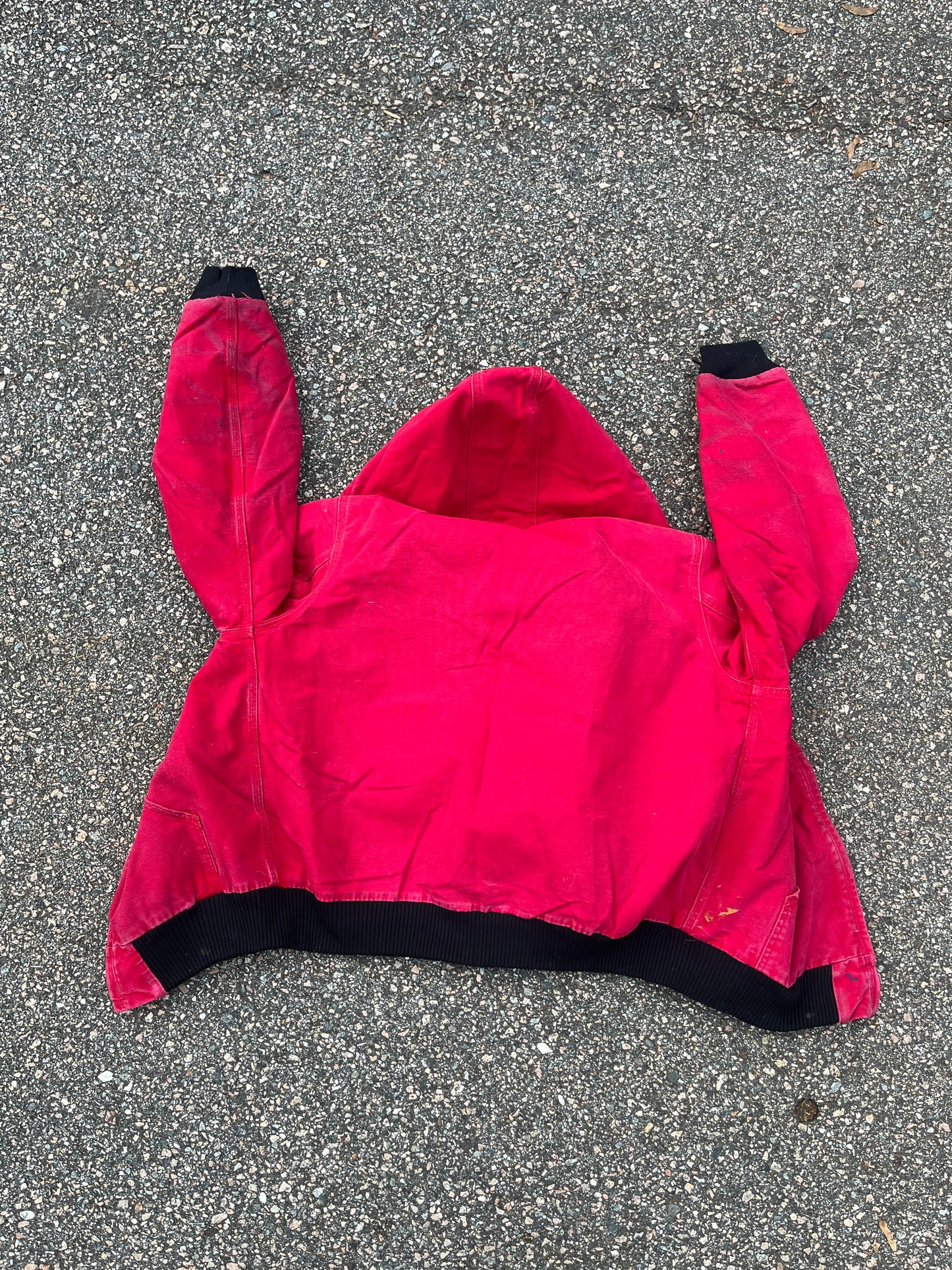 Faded Strawberry Red Carhartt Active Jacket - Large