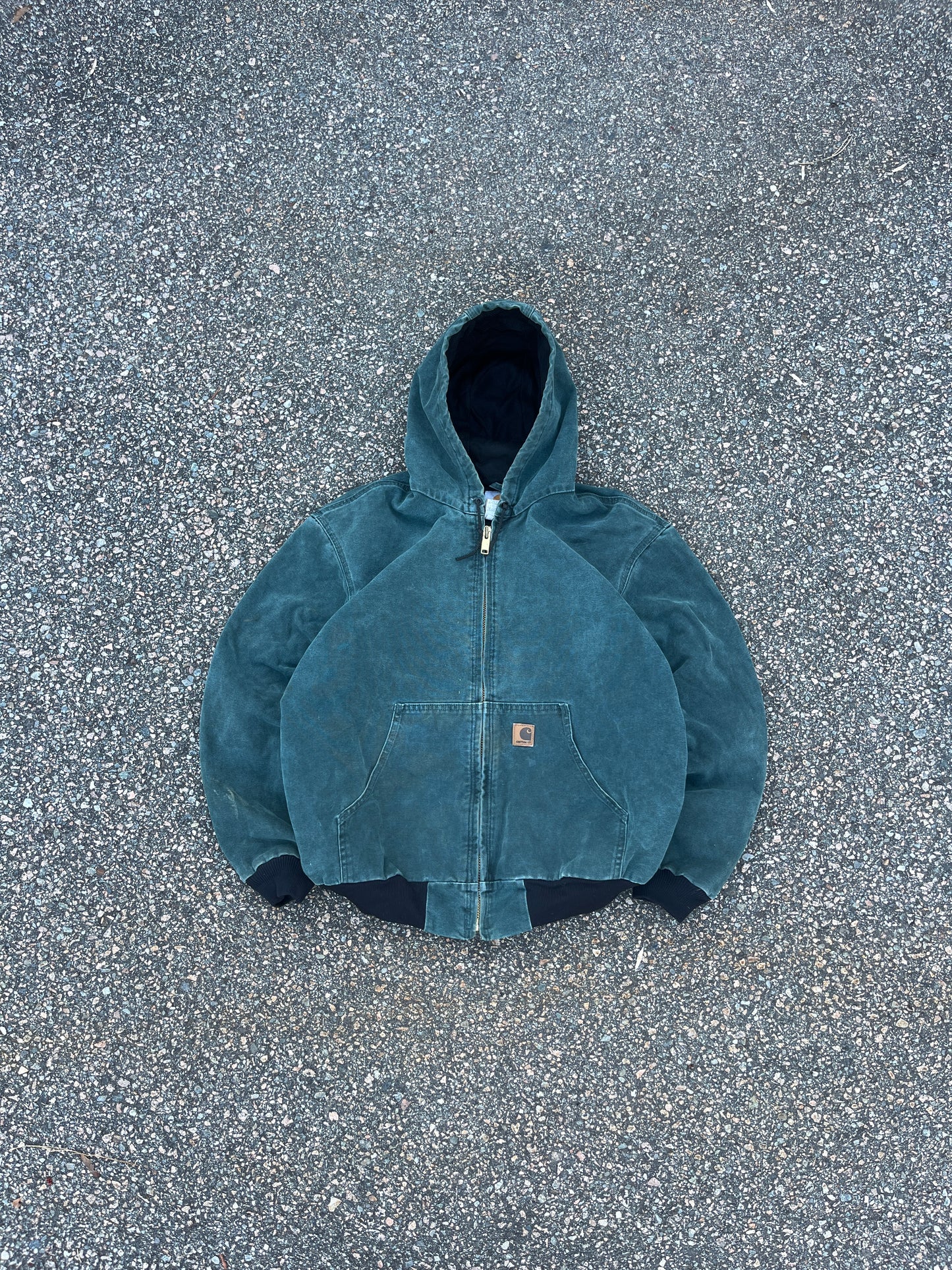 Faded Hunter Green Carhartt Active Jacket - Boxy Large