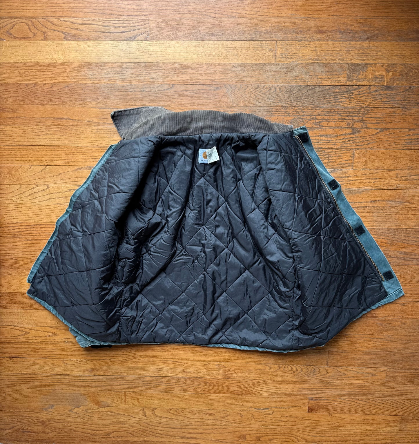 Faded Hunter Green Carhartt Arctic Jacket - Boxy Large