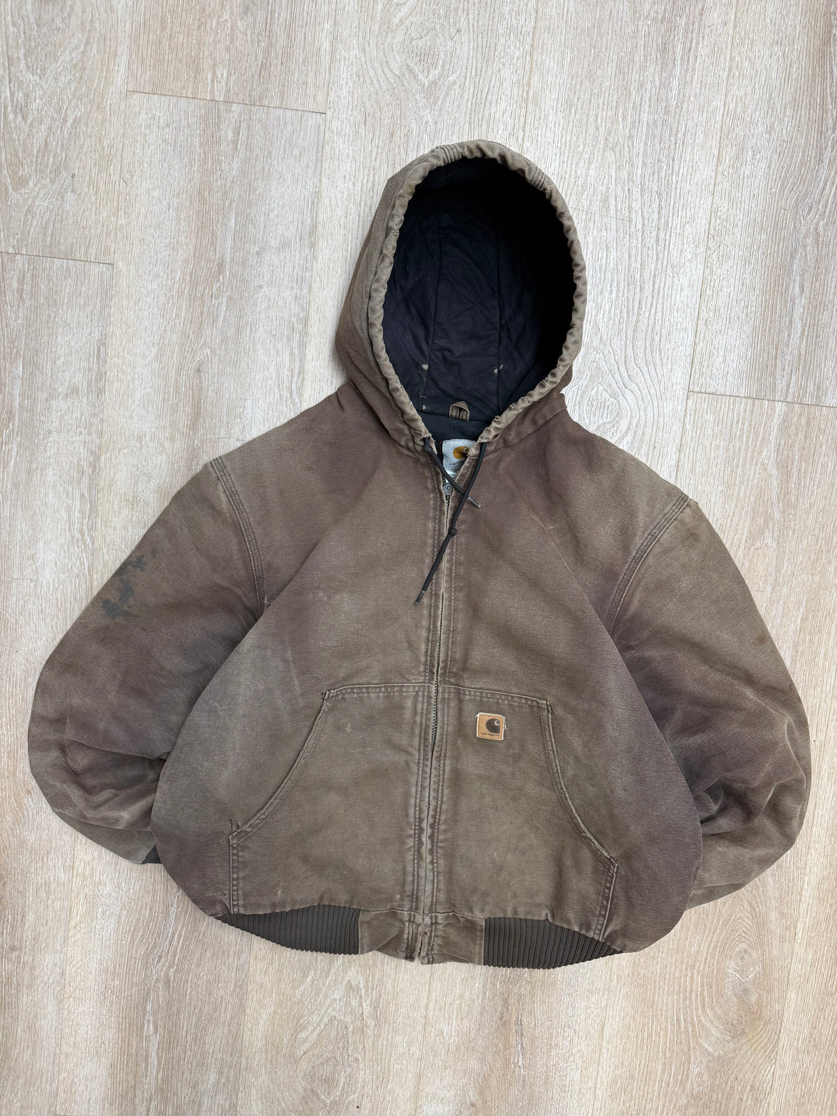 Faded Brown Carhartt Active Jacket - Large