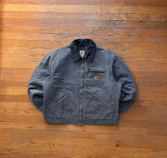 Faded Gravel Grey Carhartt Detroit Jacket - XL