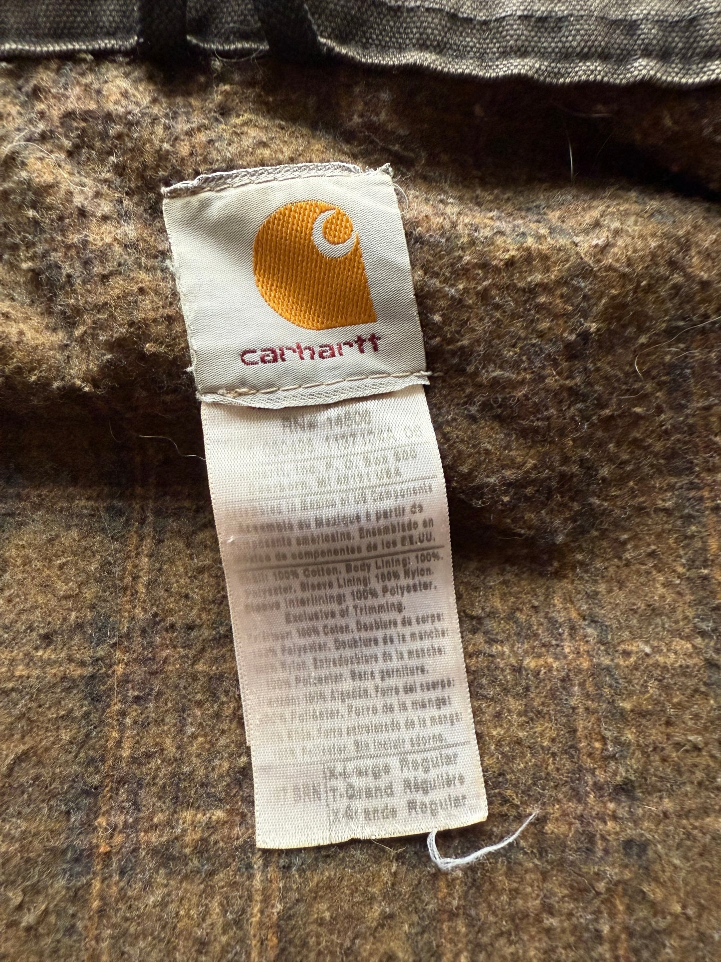 Faded Brown Carhartt Detroit Jacket - Boxy L-XL