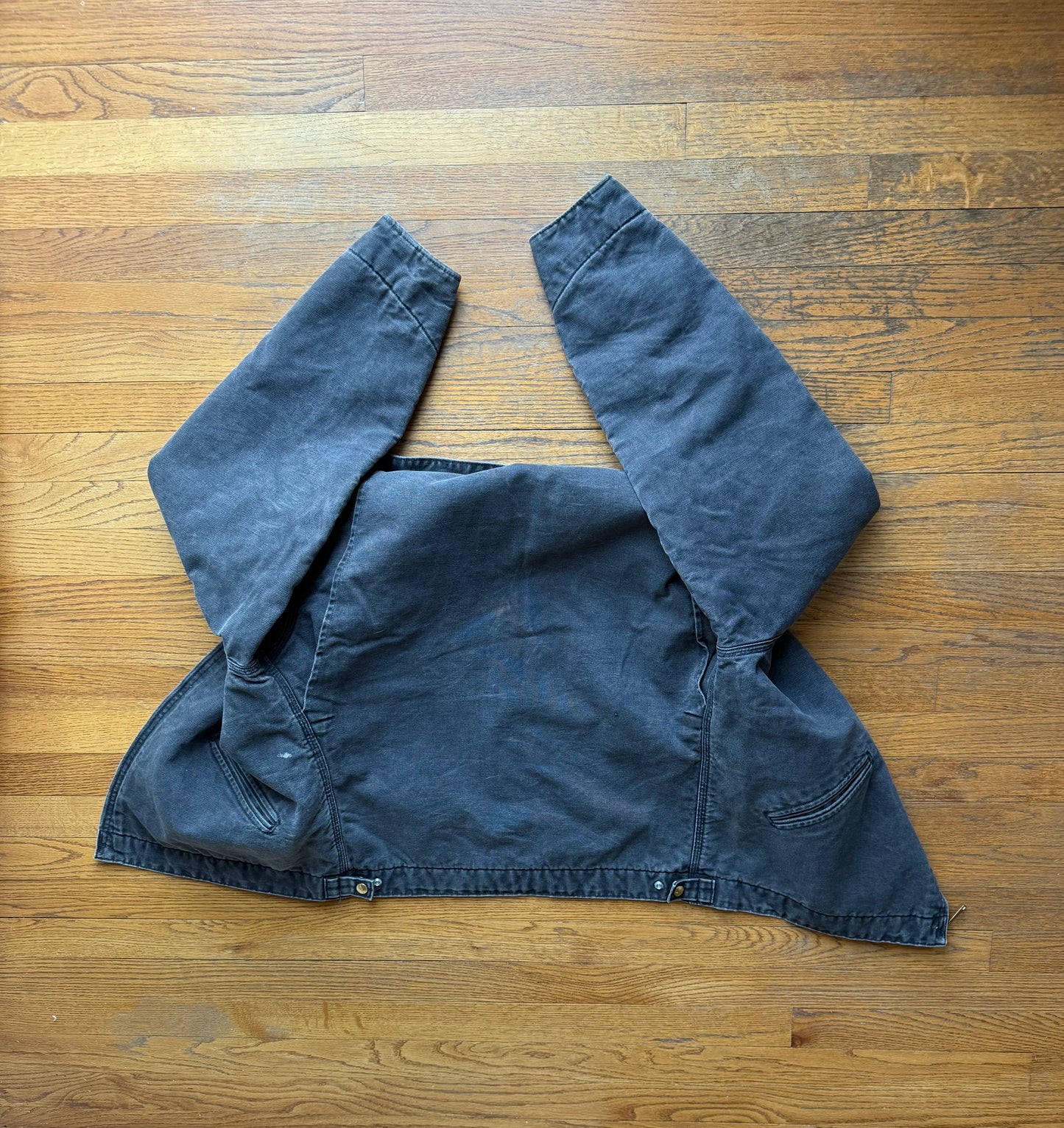 Faded Black Carhartt Detroit Jacket - Medium Tall