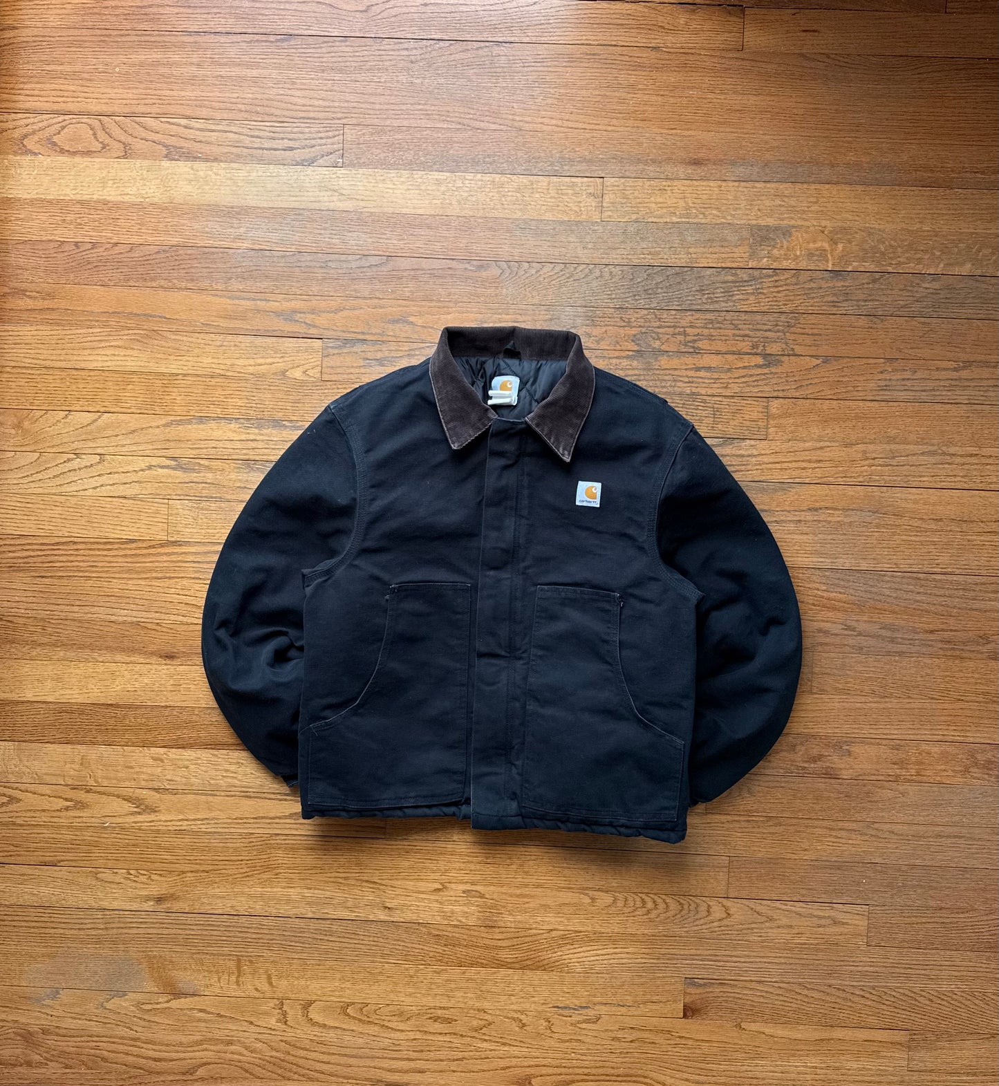 Faded Black Carhartt Arctic Jacket - Medium