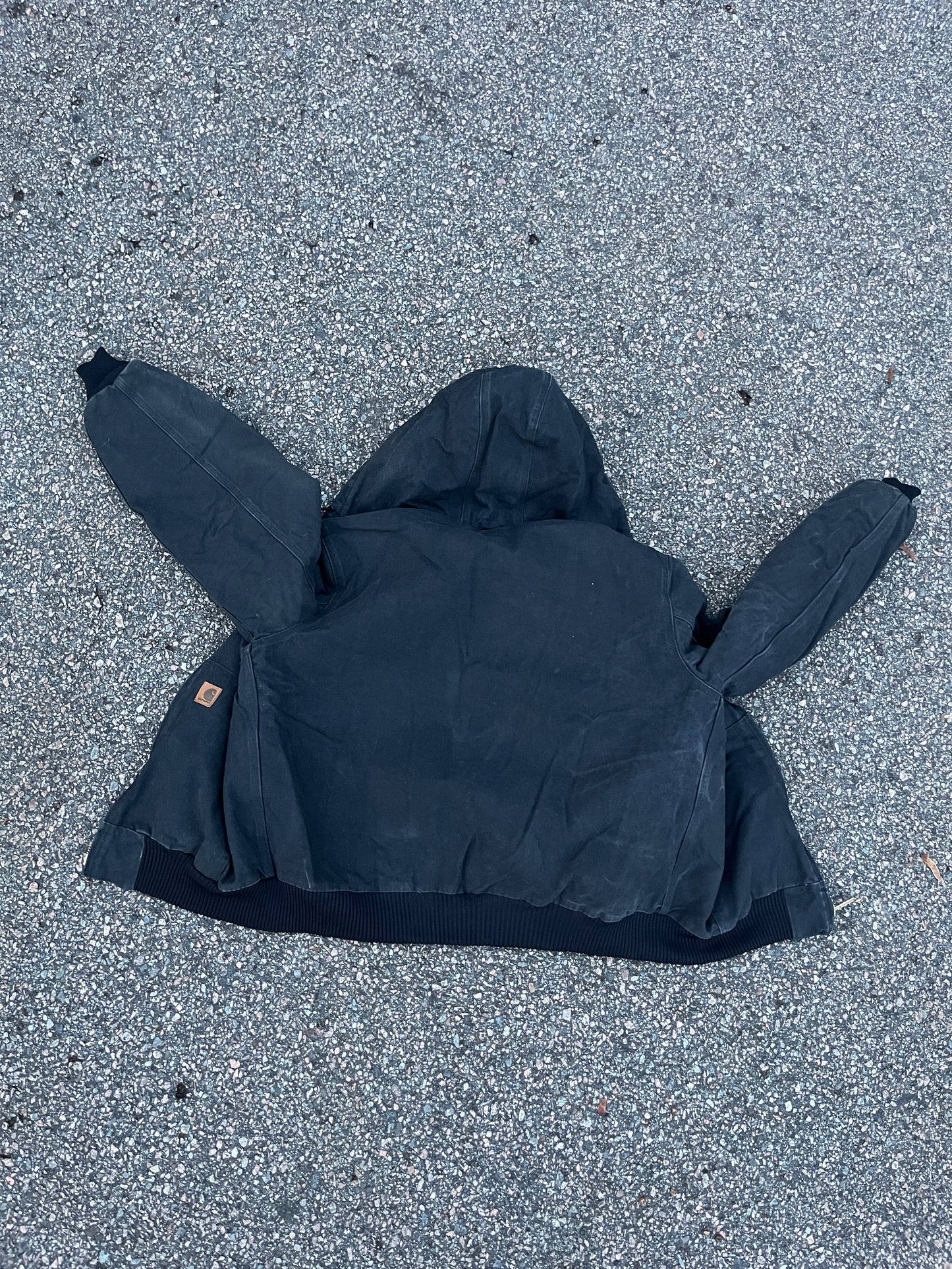 Faded Black Carhartt Active Jacket - Large