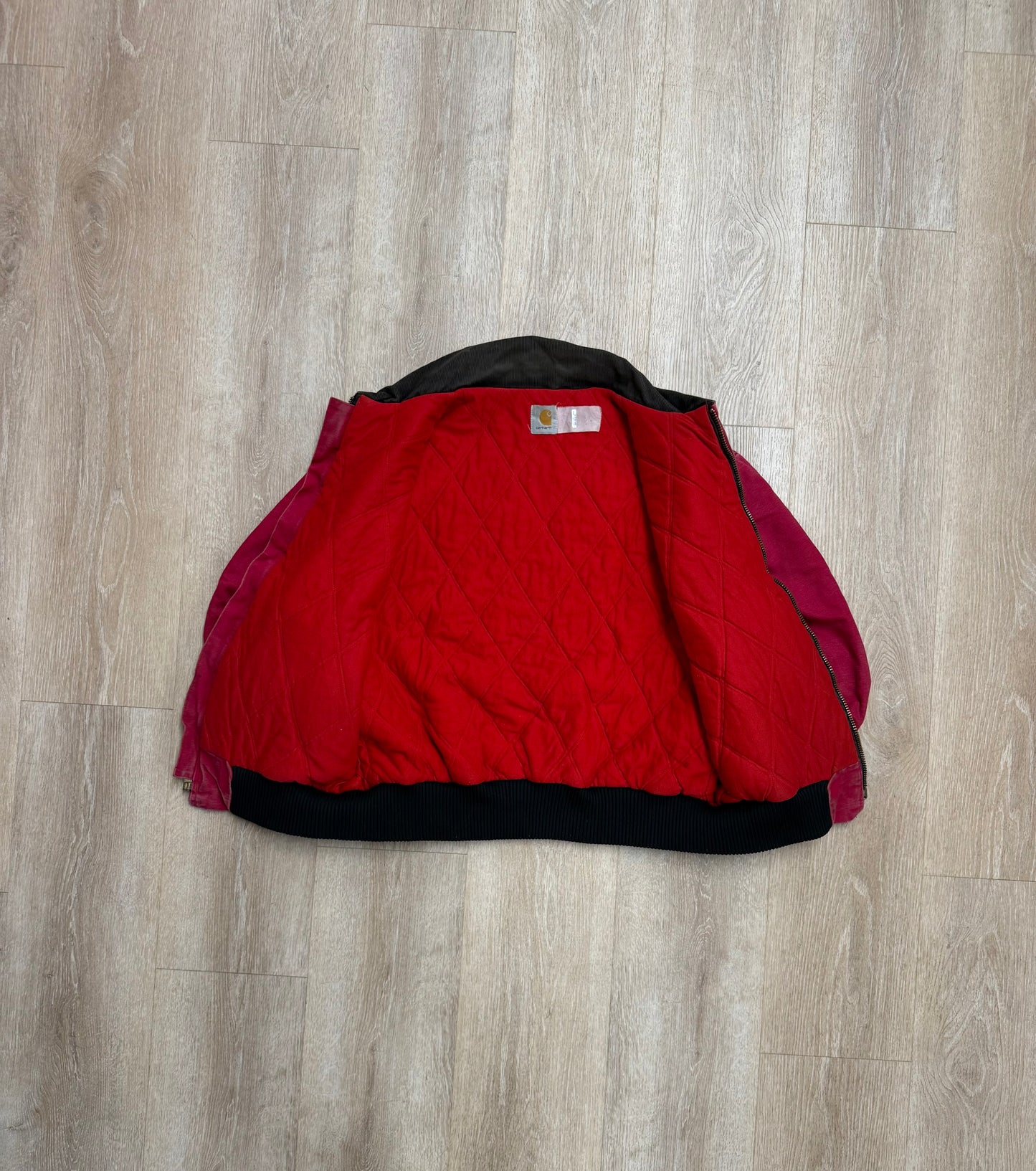 Faded Stawberry Red Carhartt Santa Fe Jacket - XL