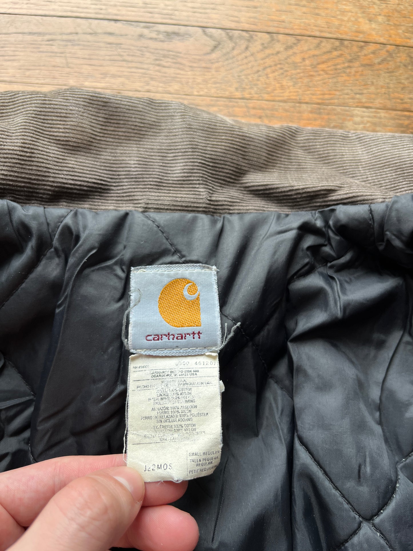 Faded Olive Green Carhartt Arctic Jacket - Small