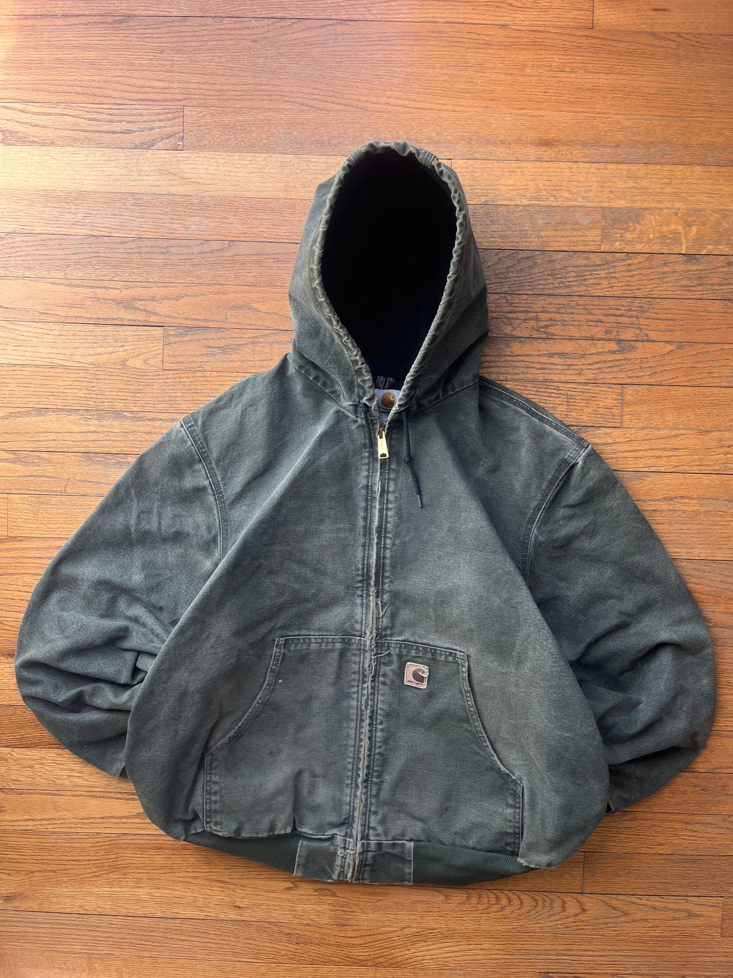 Faded Olive Green Carhartt Active Jacket - XL