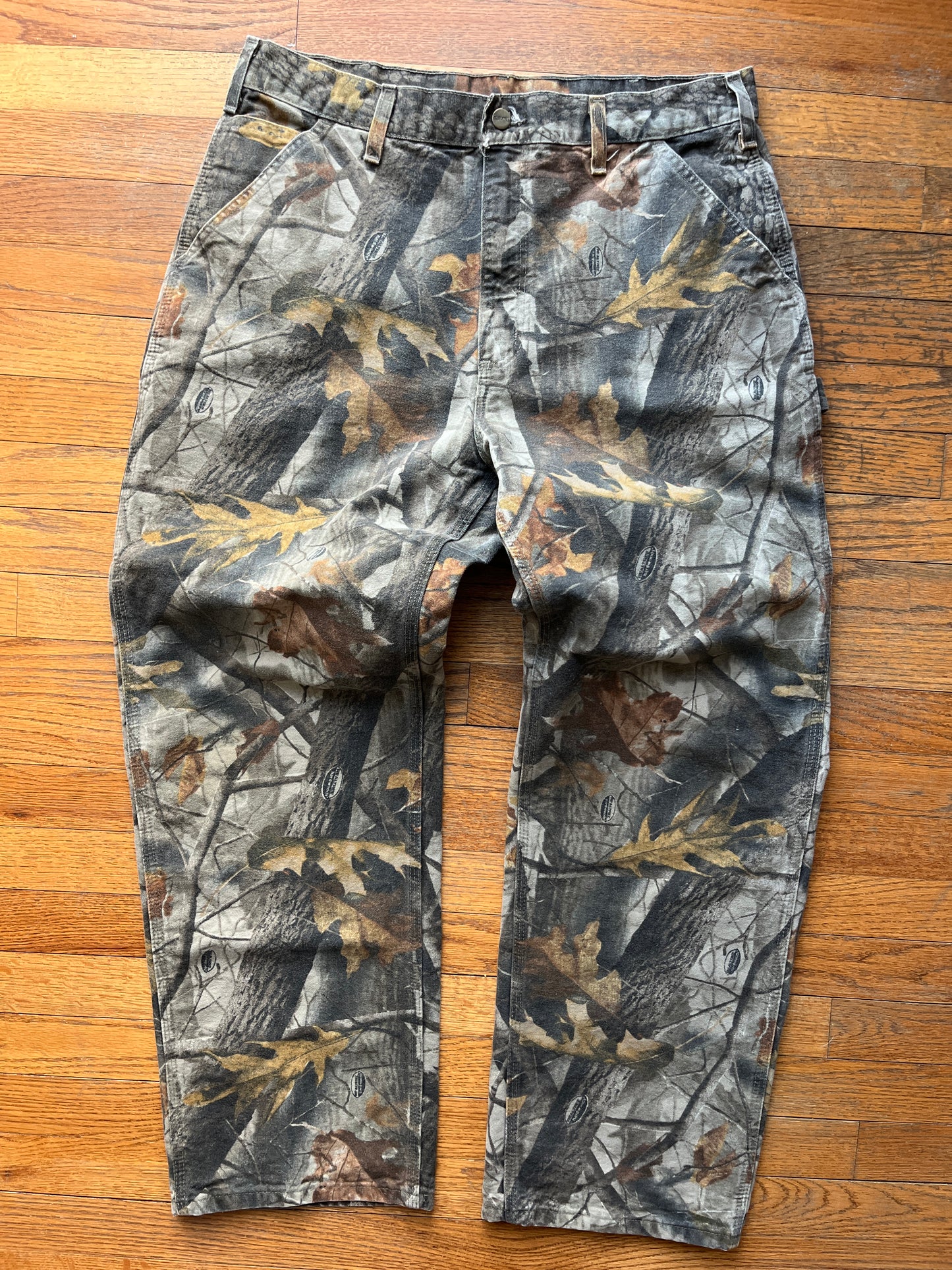 Faded Realtree Carhartt Carpenter Pants - 34 x 30