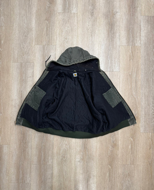 Faded Olive Green Carhartt Active Jacket - 2XL