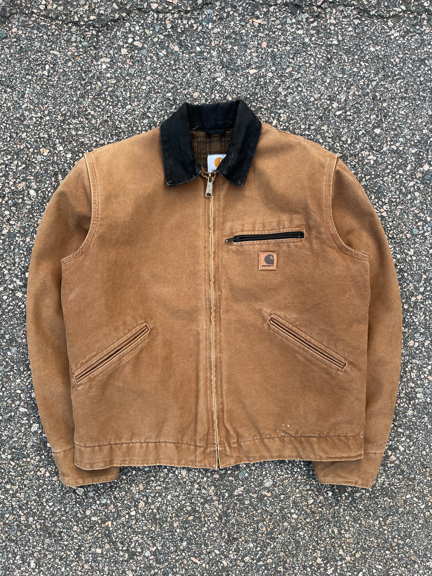 褪色棕色 Carhartt 底特律夹克 - 中号