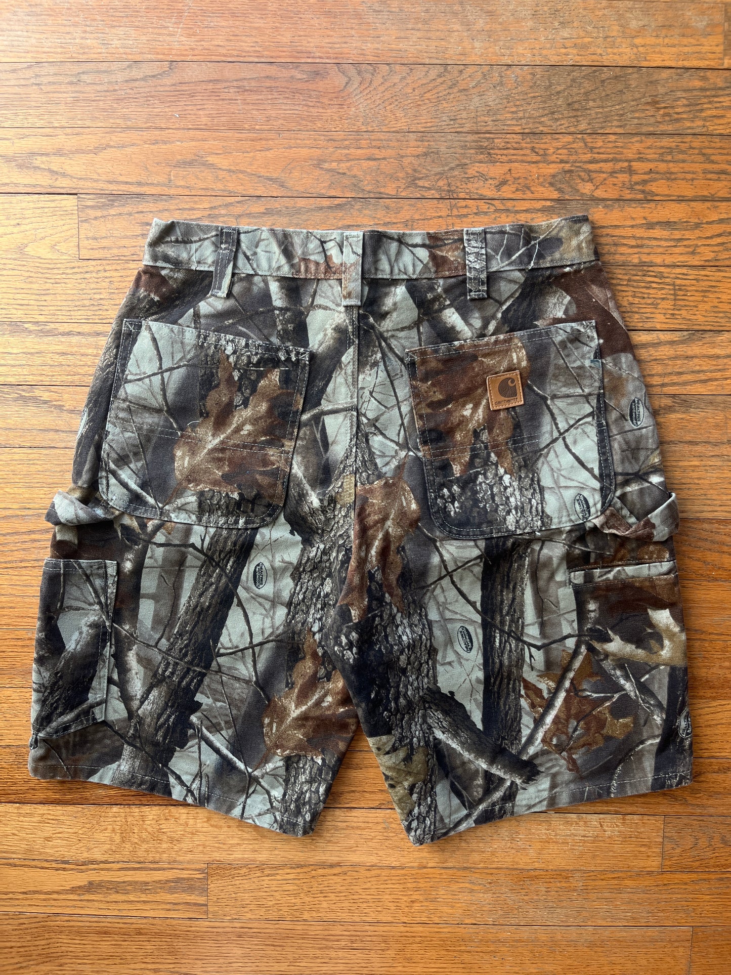 Faded Realtree Carhartt Carpenter Shorts - 32