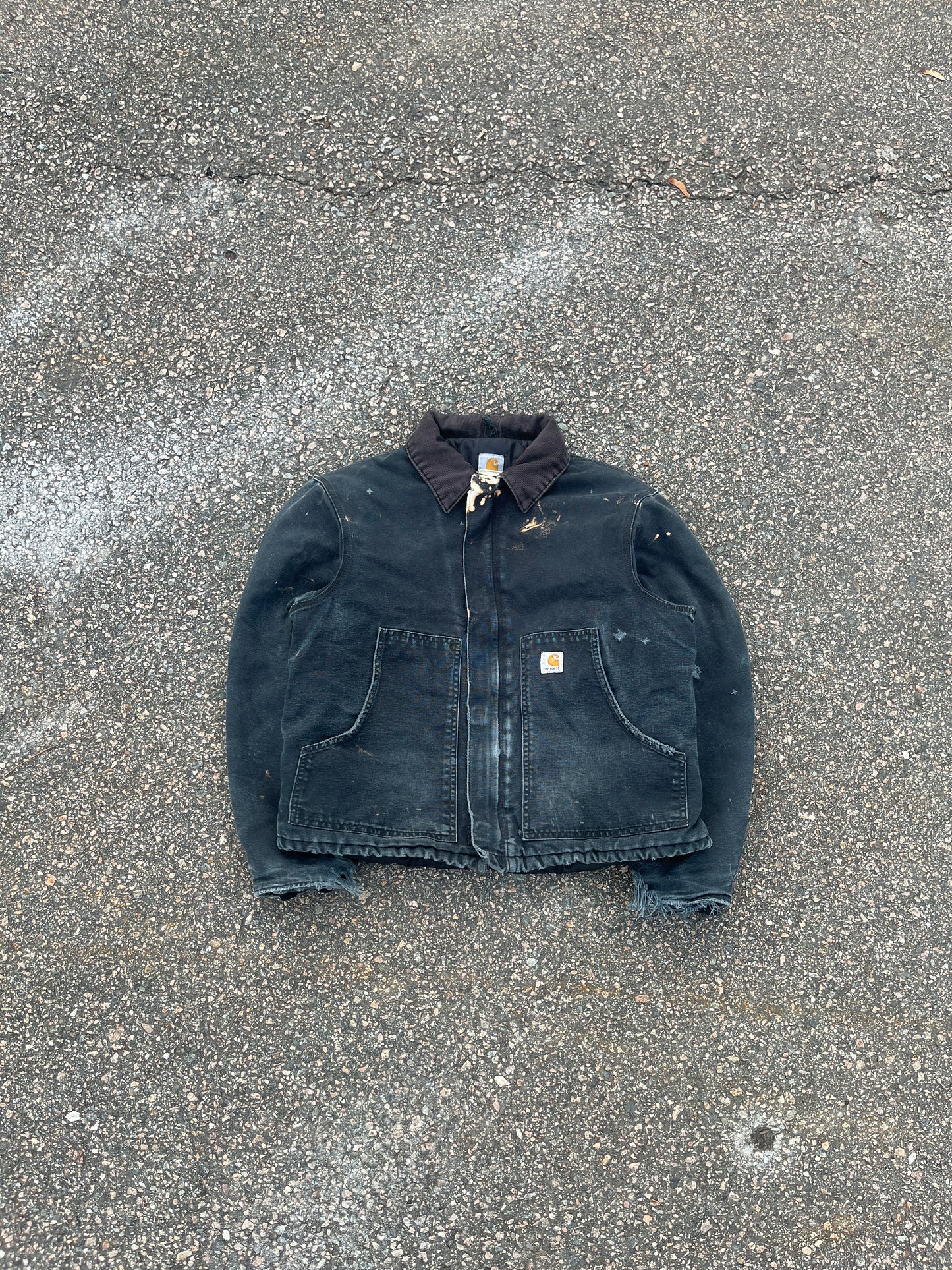 褪色黑色 Carhartt 北极夹克 - 中号