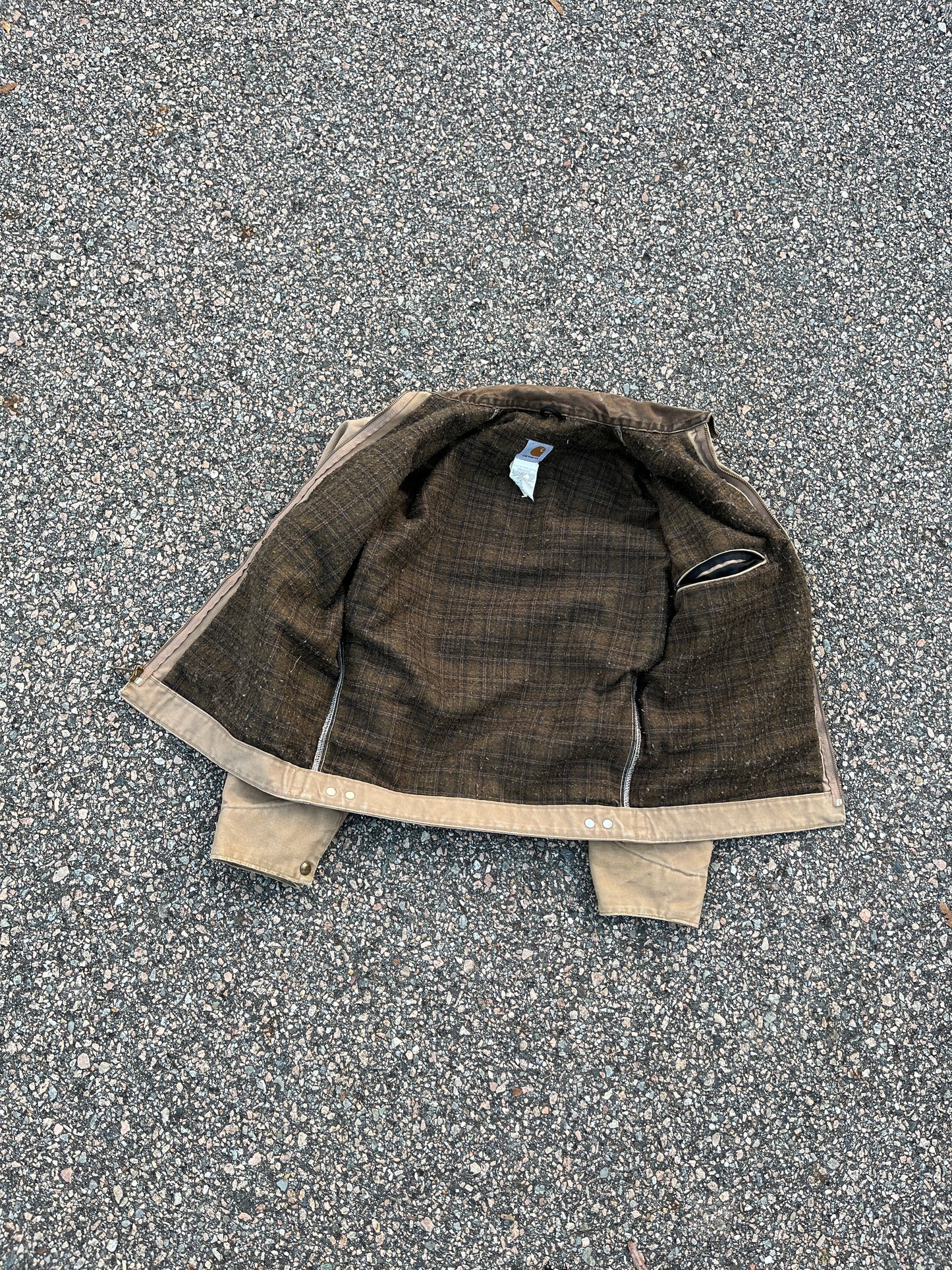 Faded Brown Carhartt Detroit Jacket - Small