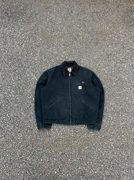 Faded Black Carhartt Detroit Jacket - Boxy Medium