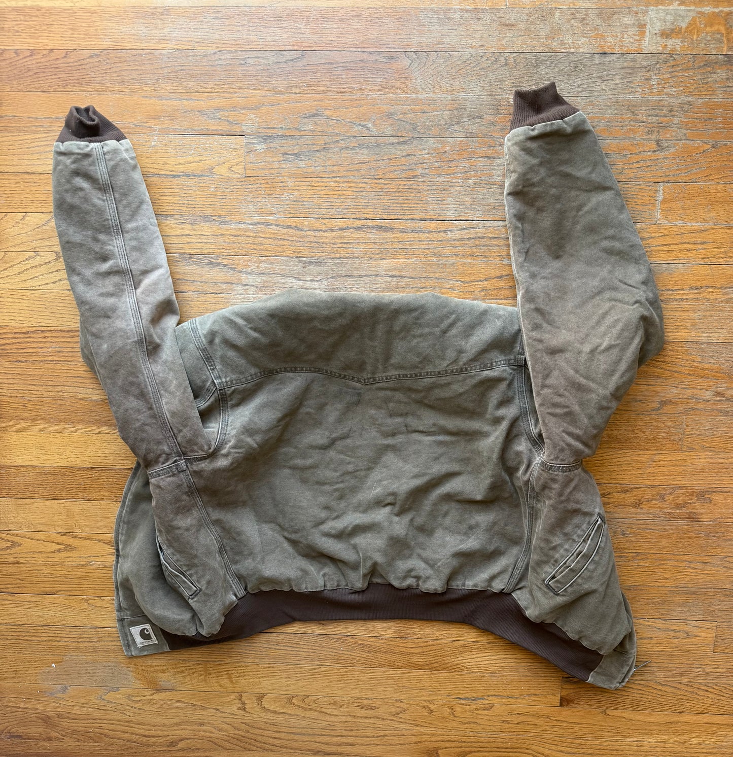 Faded Chestnut Brown Carhartt Santa Fe Jacket - Medium