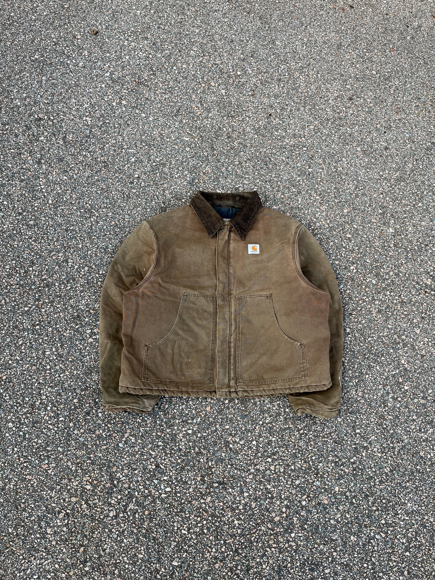 Faded Chestnut Brown Carhartt Arctic Jacket - Boxy XL