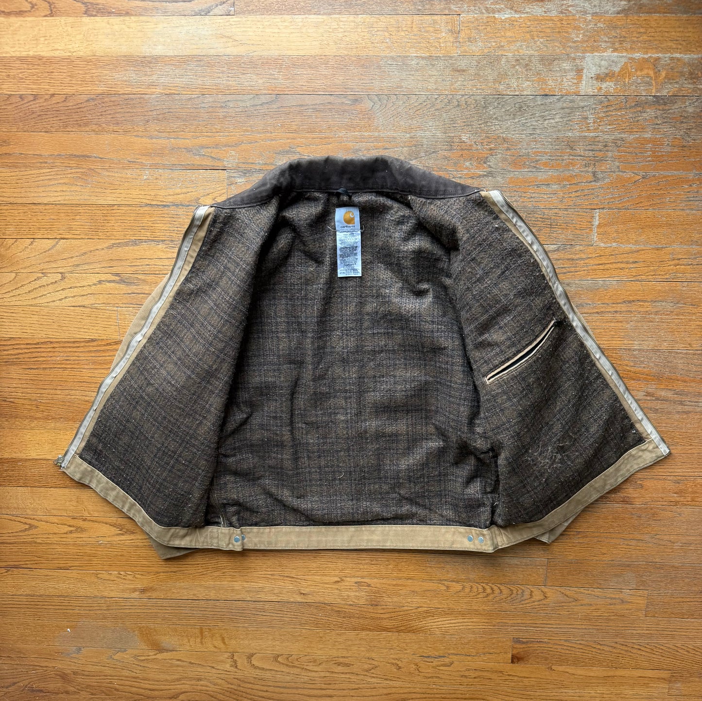 Faded Camel Brown Carhartt Detroit Jacket - Boxy L-XL