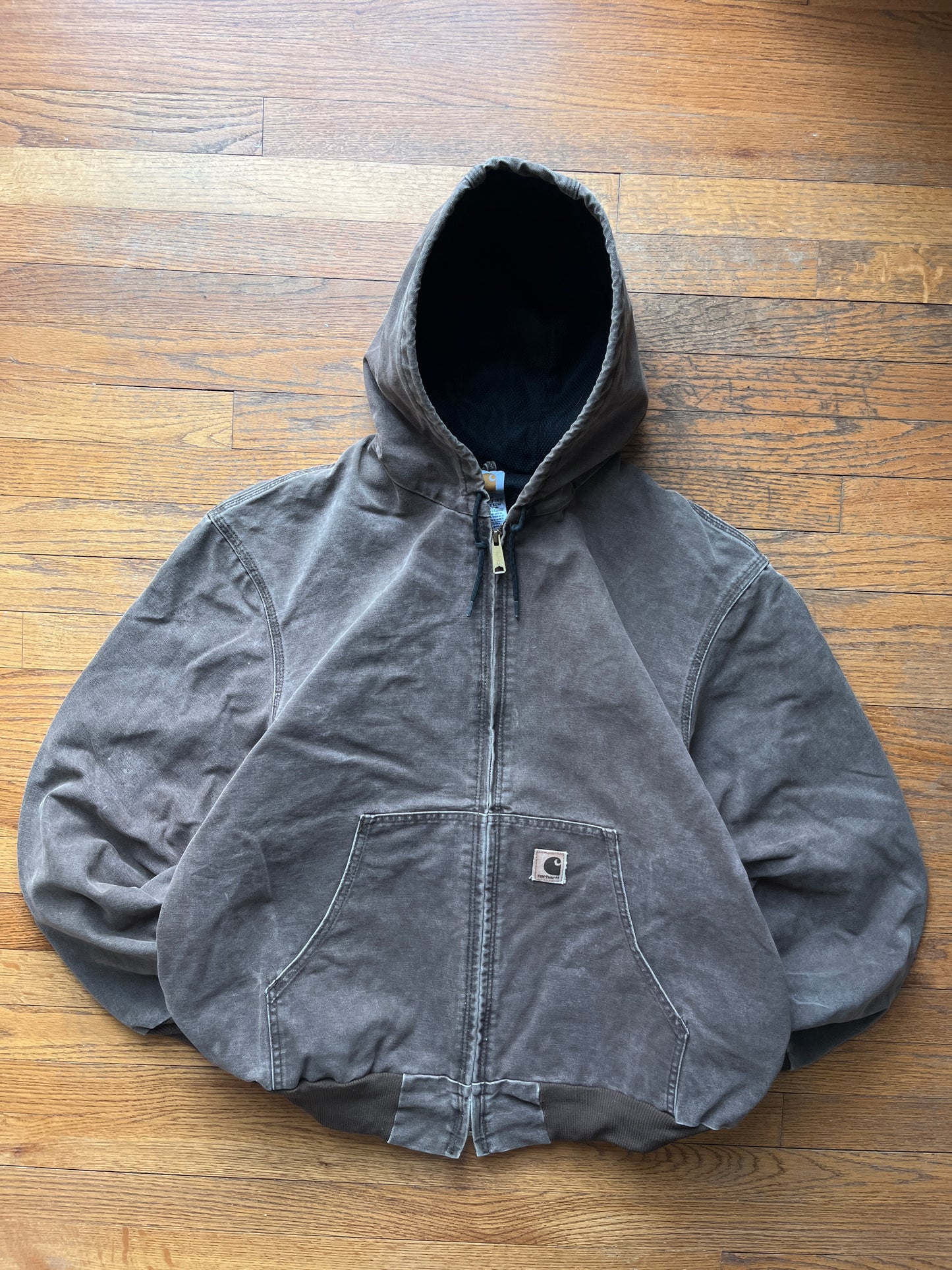 Faded Chestnut Brown Carhartt Active Jacket - XL