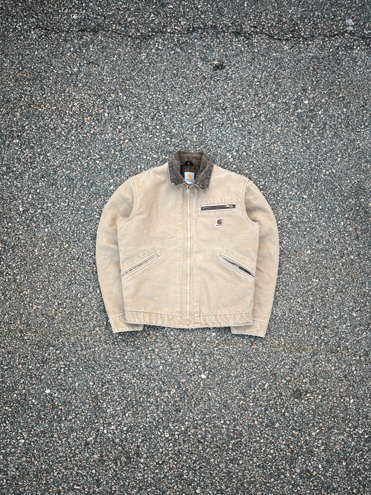 Faded Saddle Brown Carhartt Detroit Jacket - Small