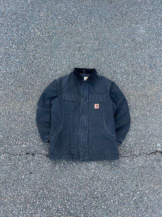 Faded Black Carhartt Arctic Style Jacket - Medium