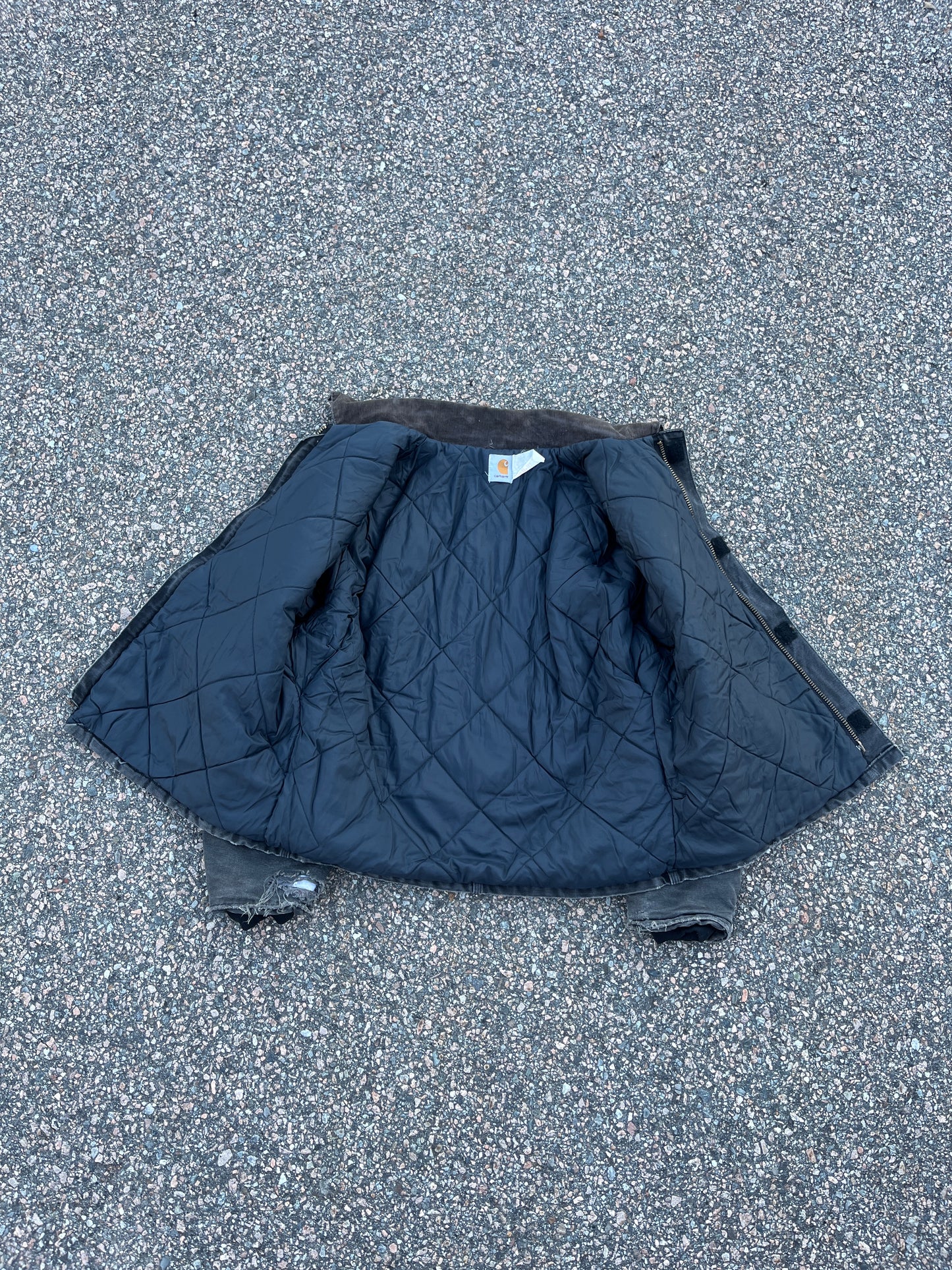 Faded Black Carhartt Arctic Jacket - Boxy Medium