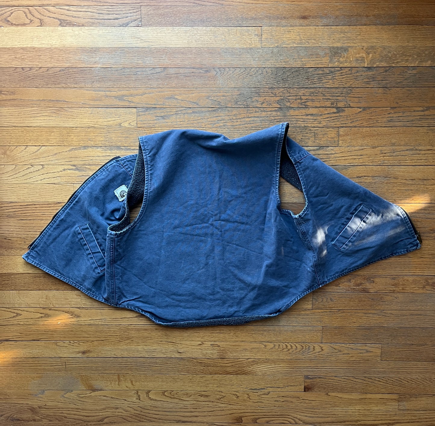 Faded Petrol Blue Carhartt Vest - Large