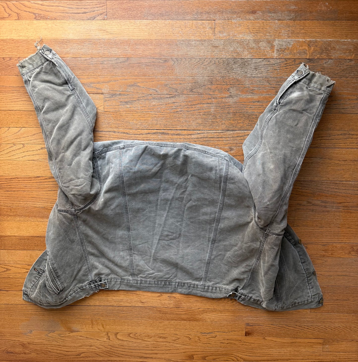 Faded Chestnut Brown Carhartt Trucker Jacket - XL