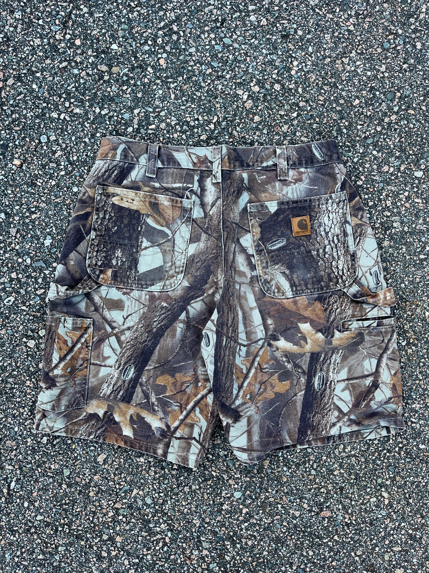 Faded Realtree Carhartt Carpenter Shorts - 33