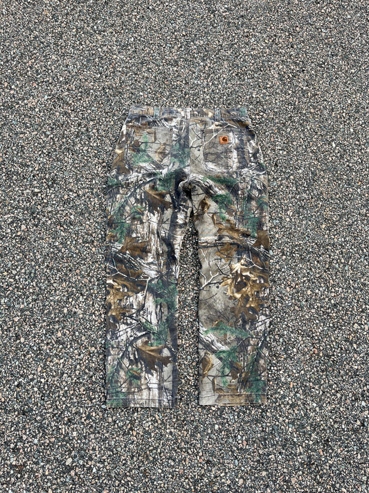 褪色 Realtree Carhartt 木匠裤 - 34 x 30