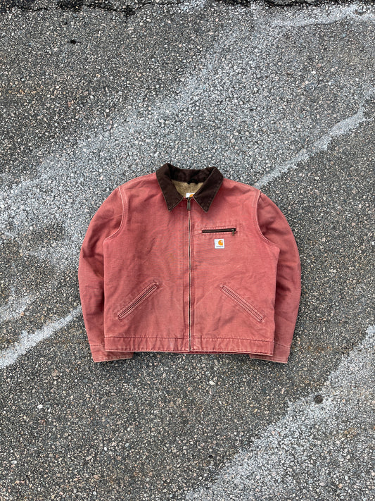 Faded Salmon Carhartt Detroit Jacket - Medium