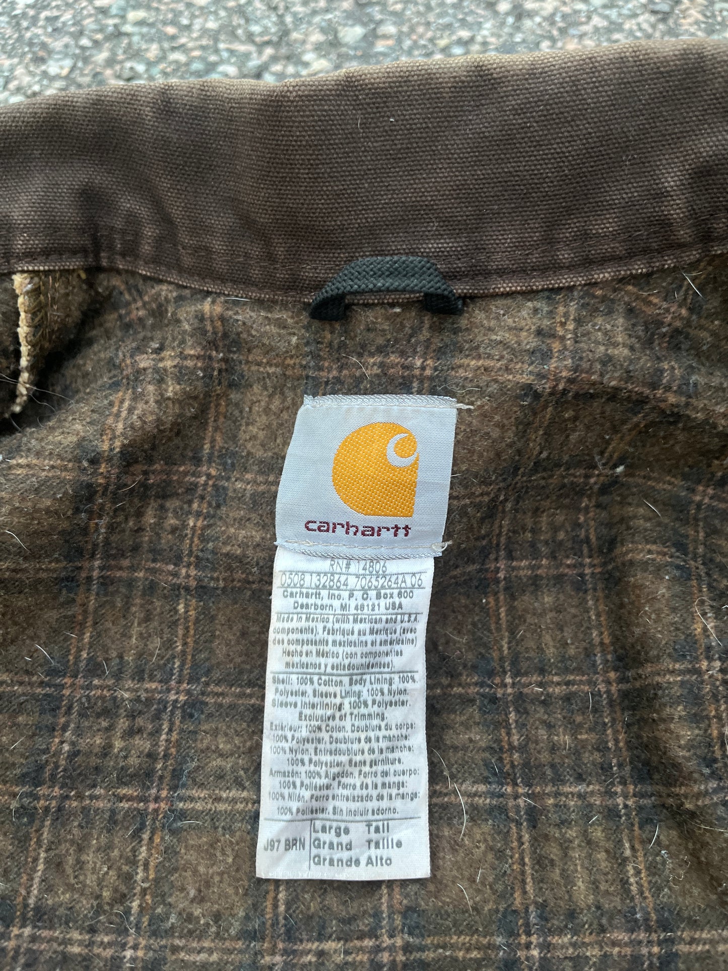 Faded Brown Carhartt Detroit Jacket - Large