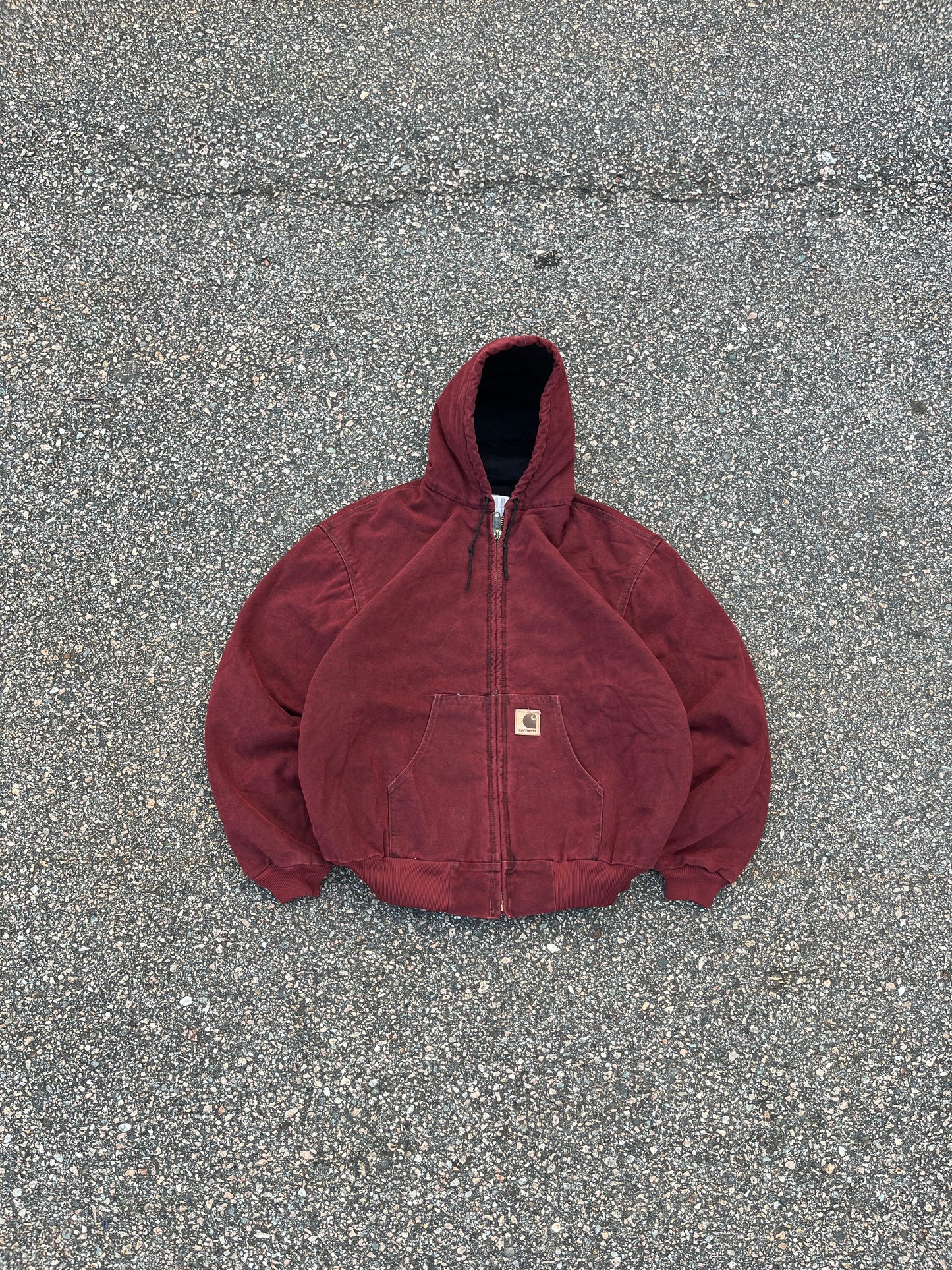 Faded Brick Red Carhartt Active Jacket - Boxy XL-2XL