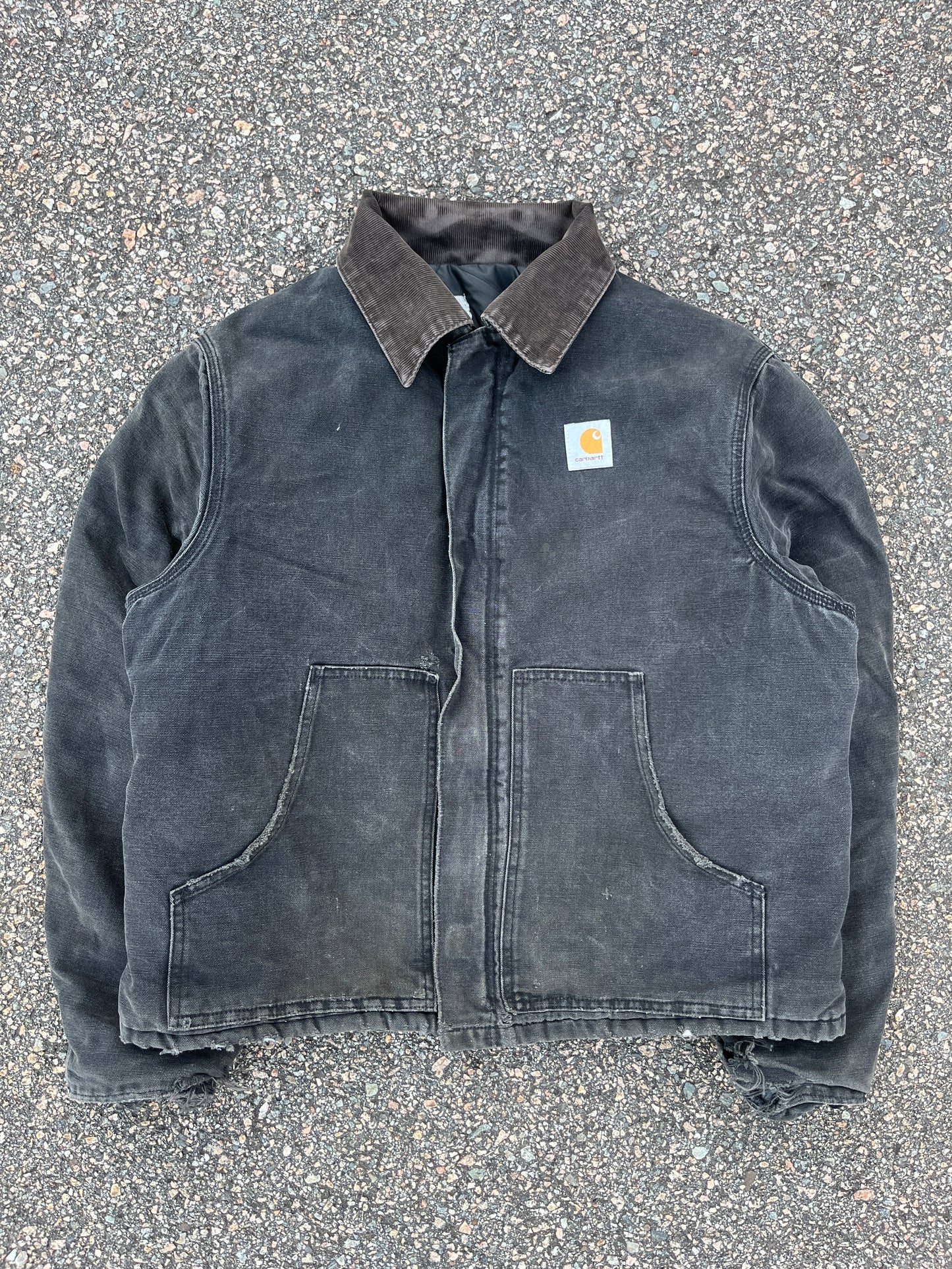 Faded Black Carhartt Arctic Jacket - Boxy Large