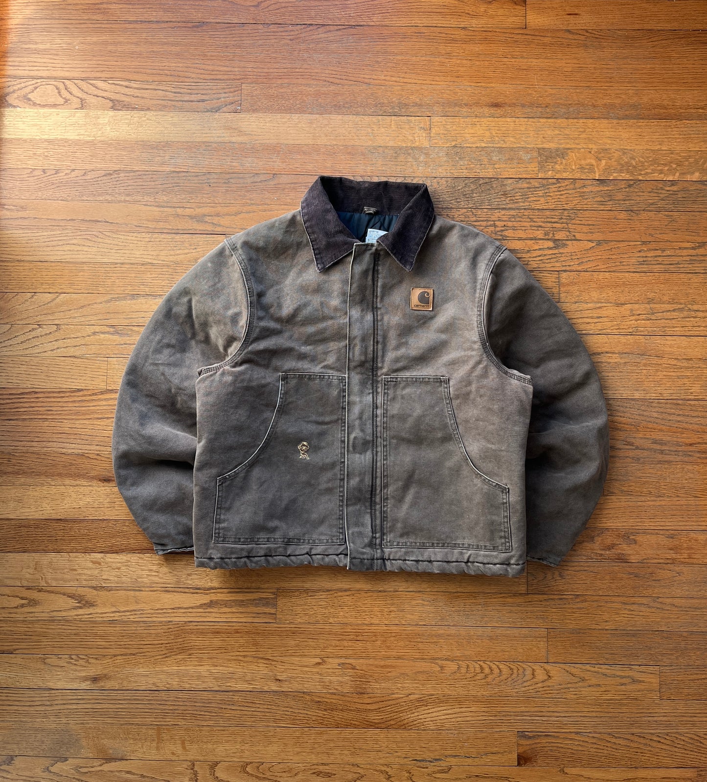 褪色栗棕色 Carhartt 北极夹克 - 宽松中号