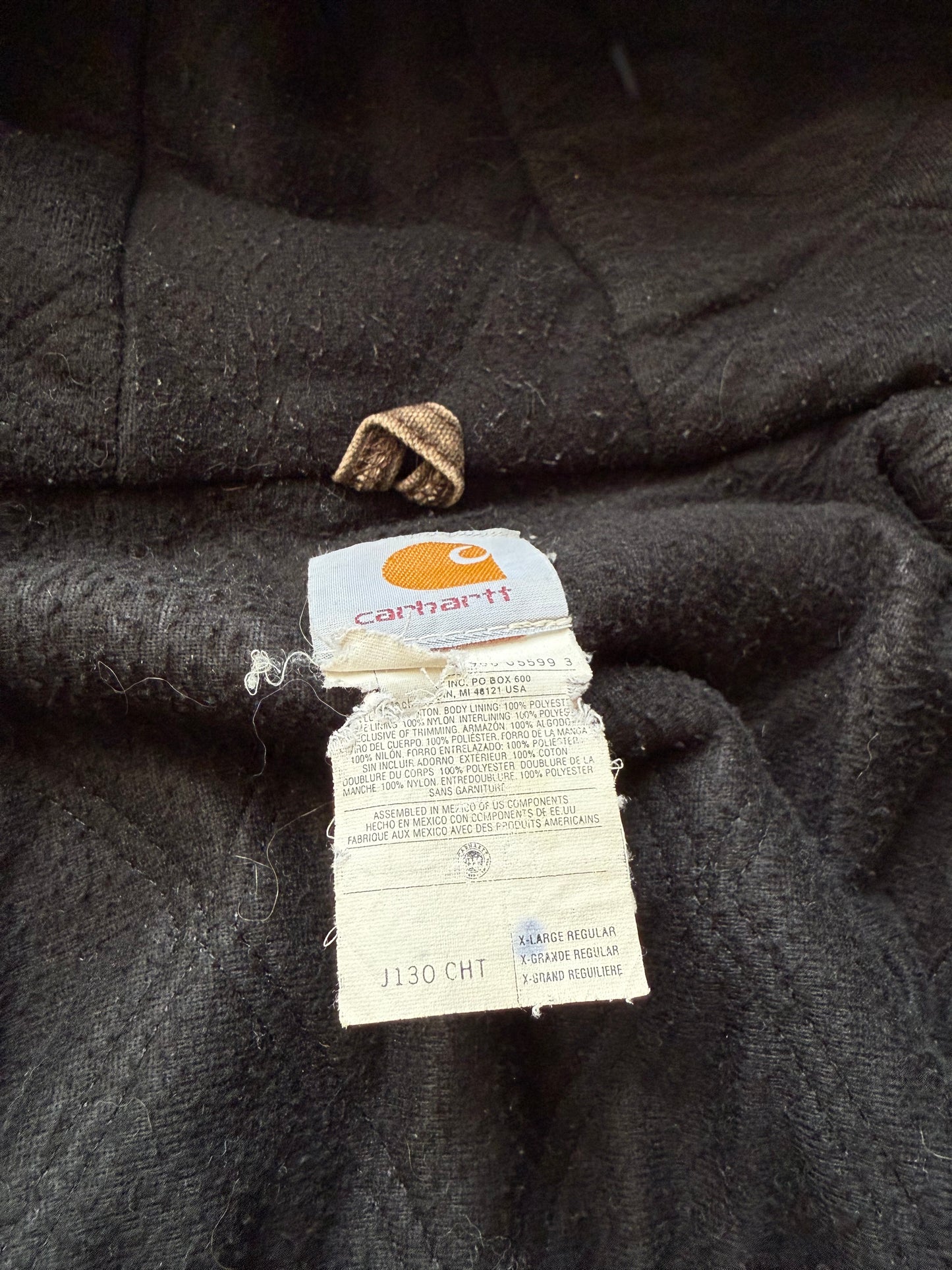 Faded Chestnut Brown Carhartt Active Jacket - XL