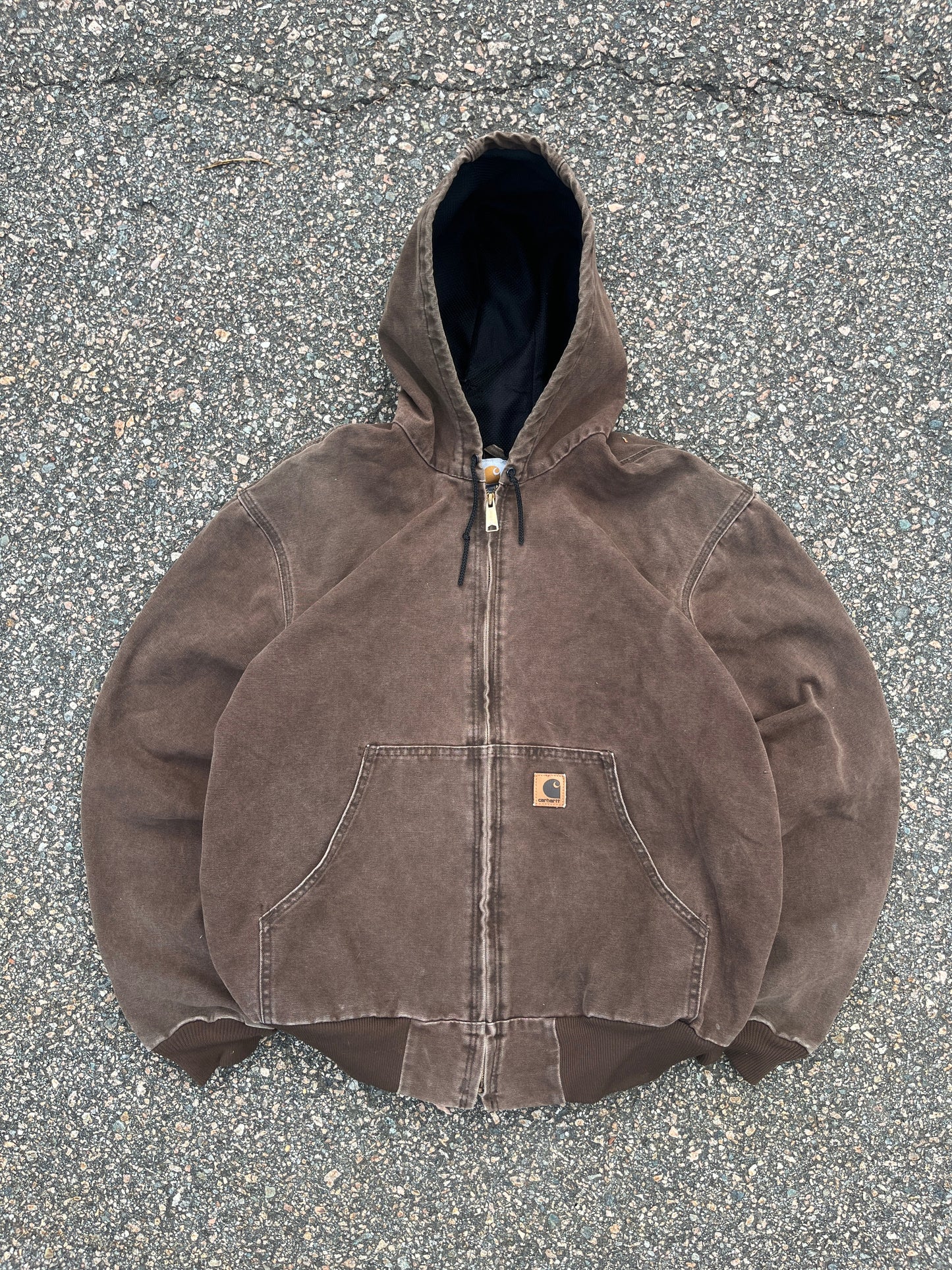 Faded Chestnut Brown Carhartt Active Jacket - Large