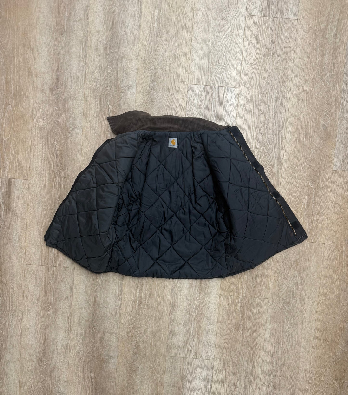 Faded Black Carhartt Arctic Jacket - Large