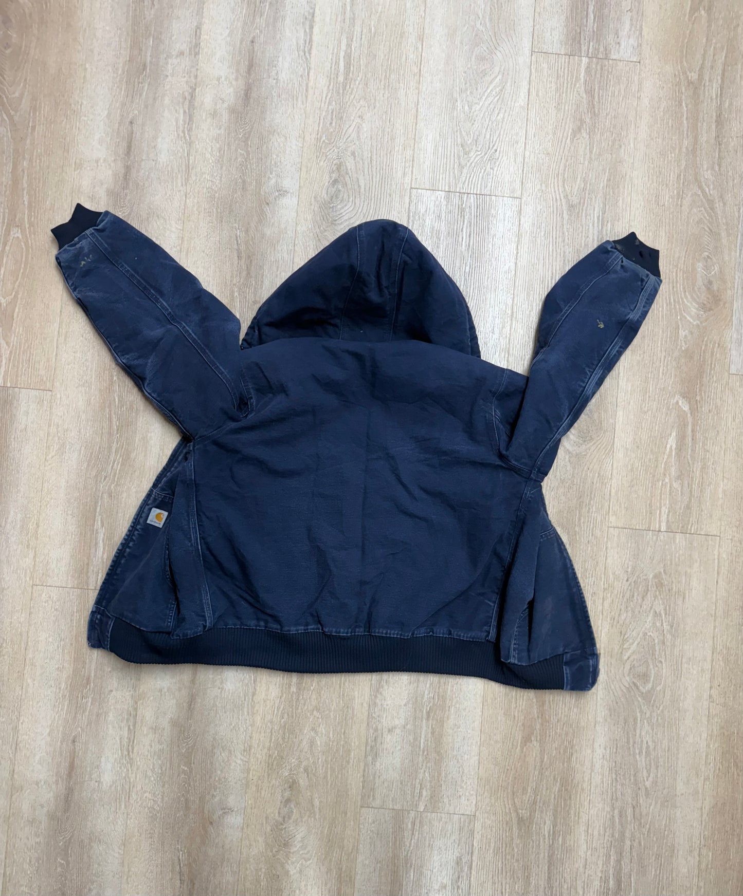 Faded Blue Carhartt Active Jacket - Medium