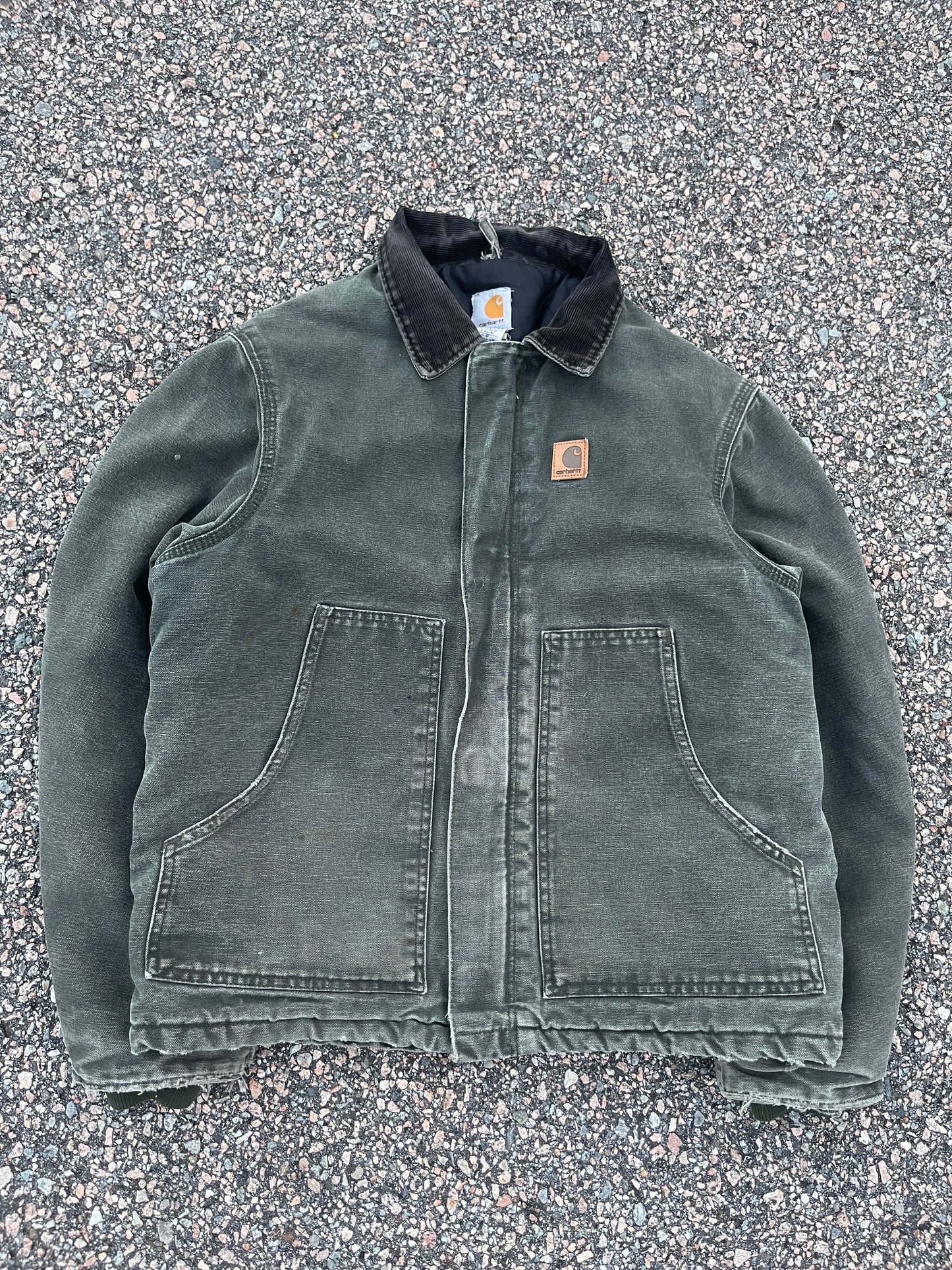 褪色橄榄绿色 Carhartt 北极夹克 - 中号