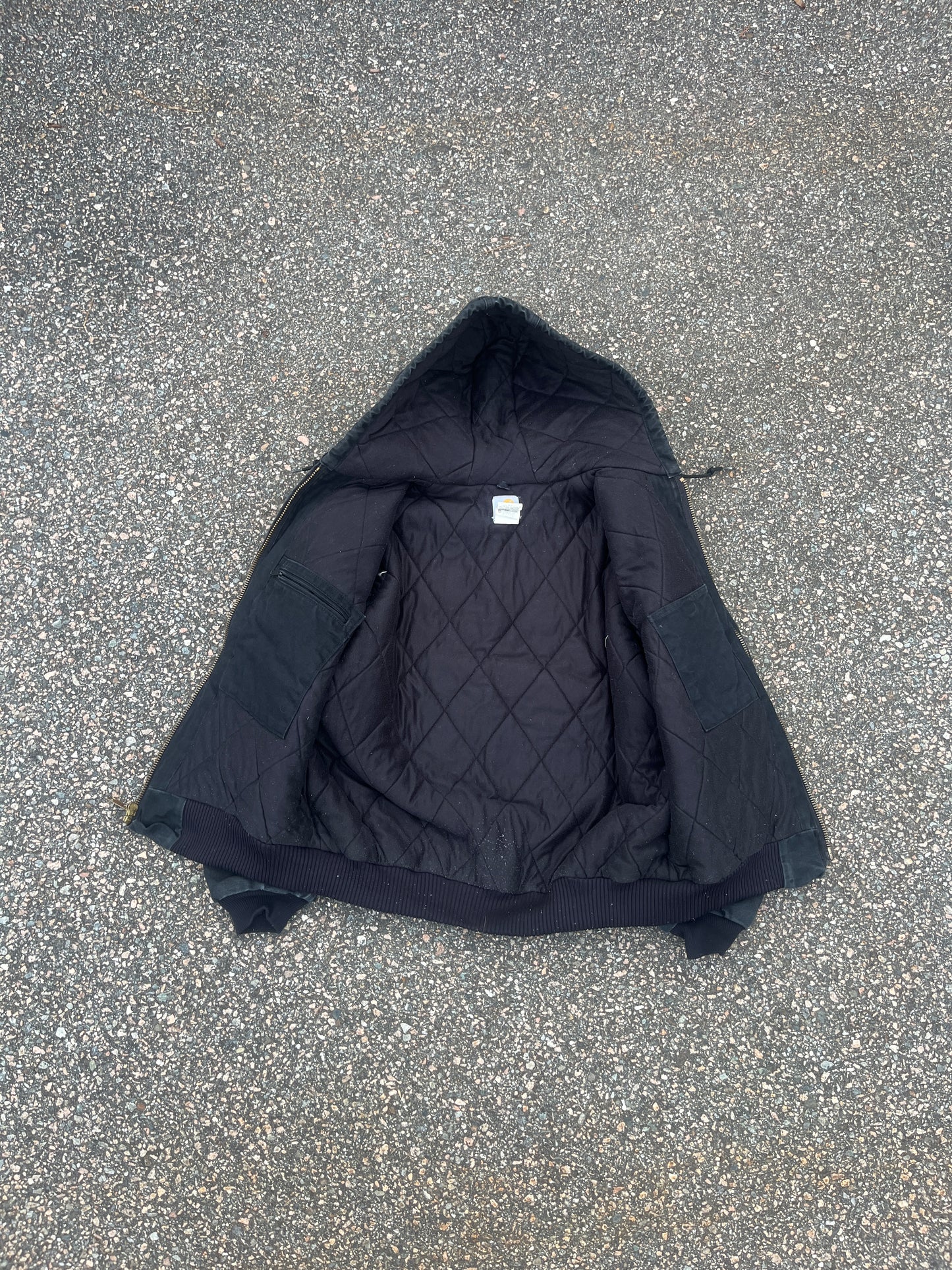 Faded Black Carhartt Active Jacket - Large