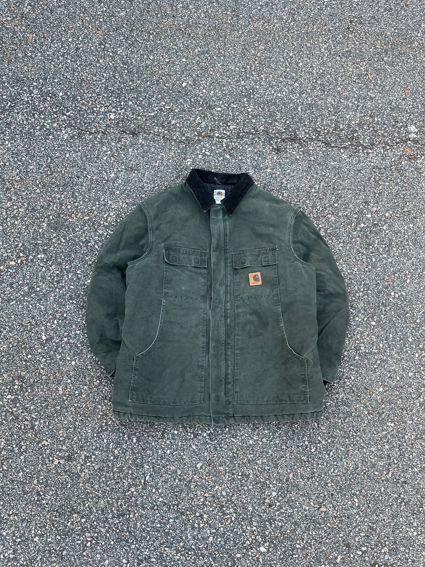 Faded Olive Green Carhartt Arctic Style Jacket - XL