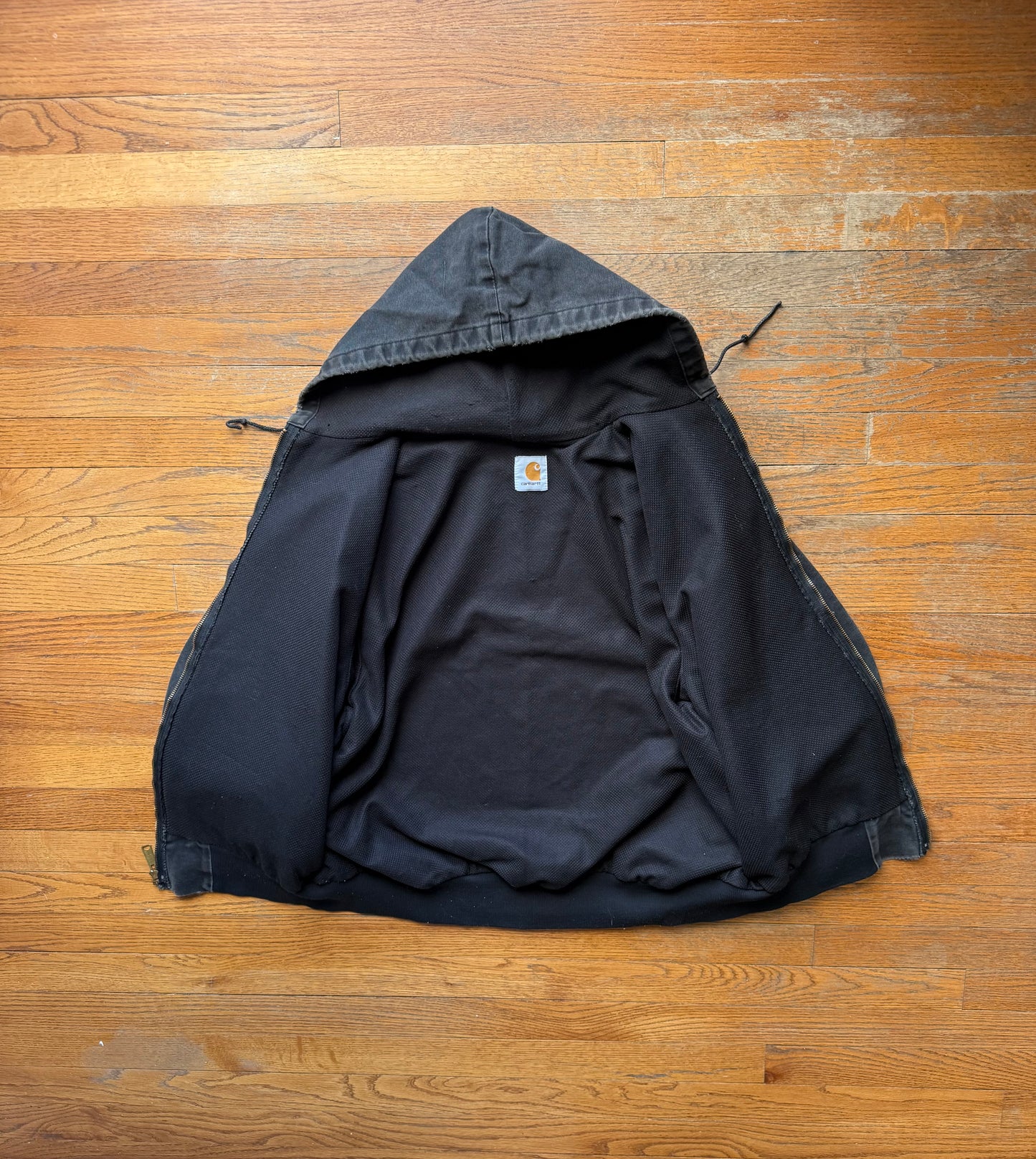 Faded Black Carhartt Active Jacket - Boxy Large