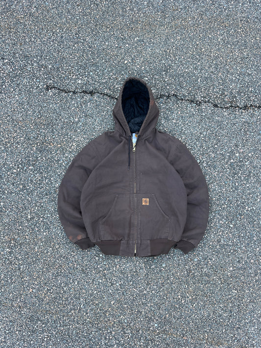 褪色棕色 Carhartt 运动夹克 - 中号