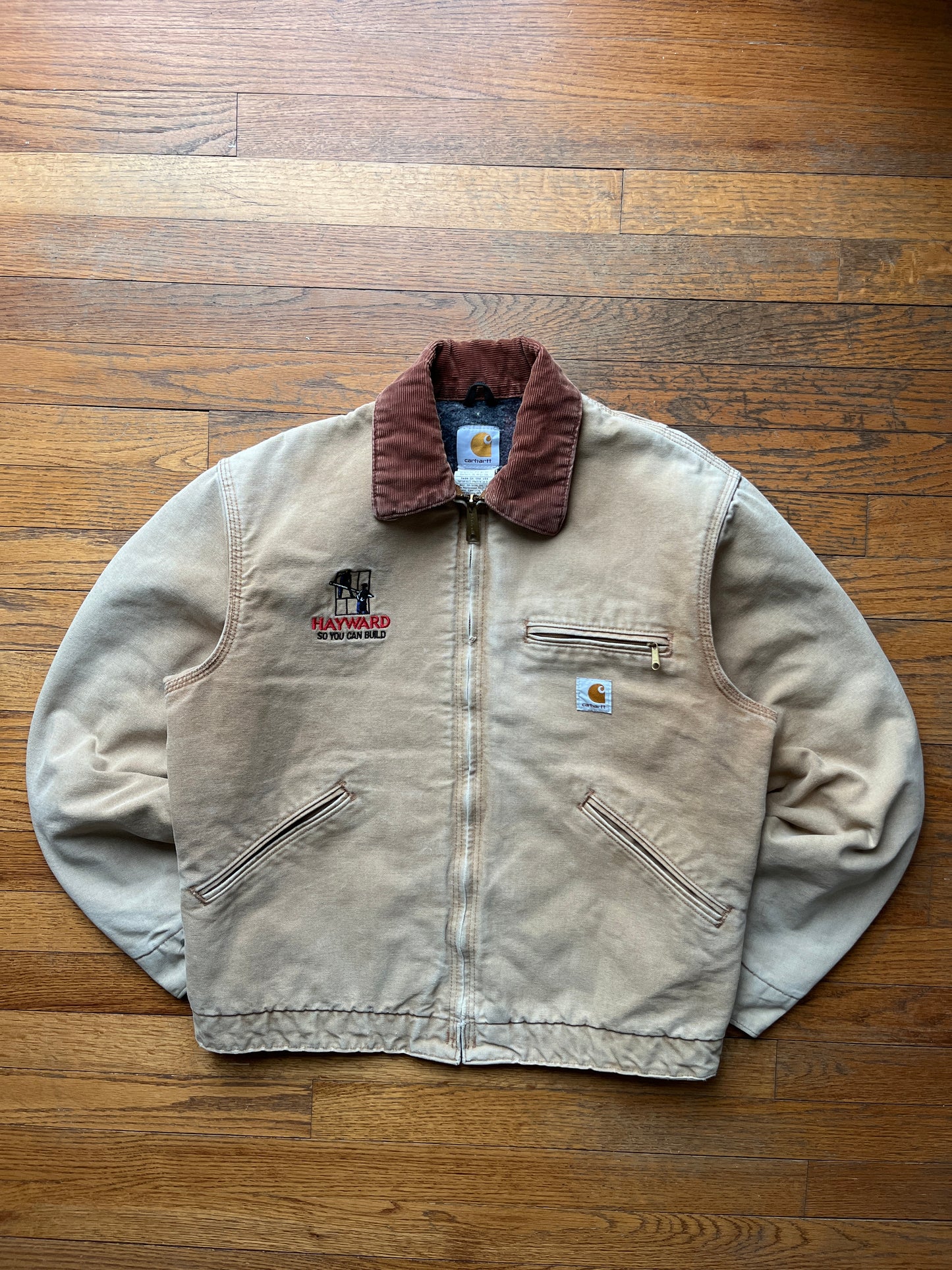 Faded Brown Carhartt Detroit Jacket - Medium