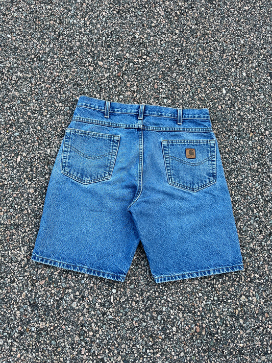 Faded Denim Carhartt Shorts - 33